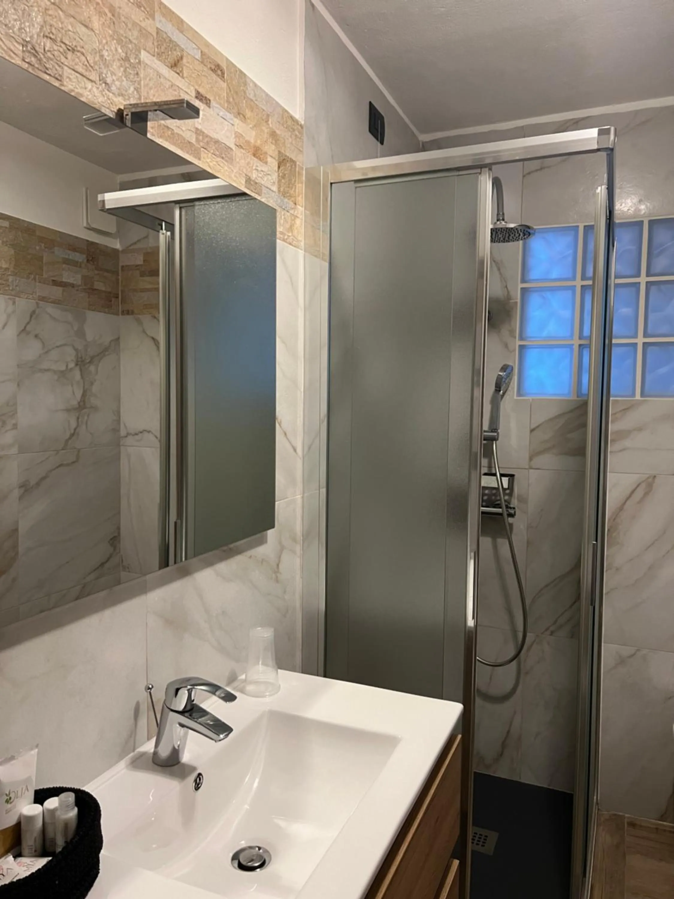 Shower in Edelweiss Hotel Champoluc