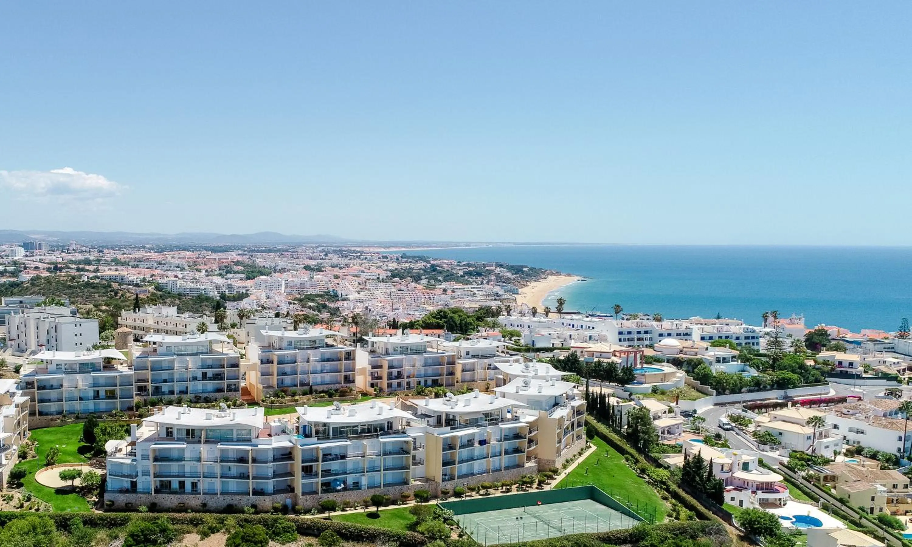 Beach in BnB Homes Ocean view Apartment with 3 spacious Terraces, 2 Swimming pools & Tennis court
