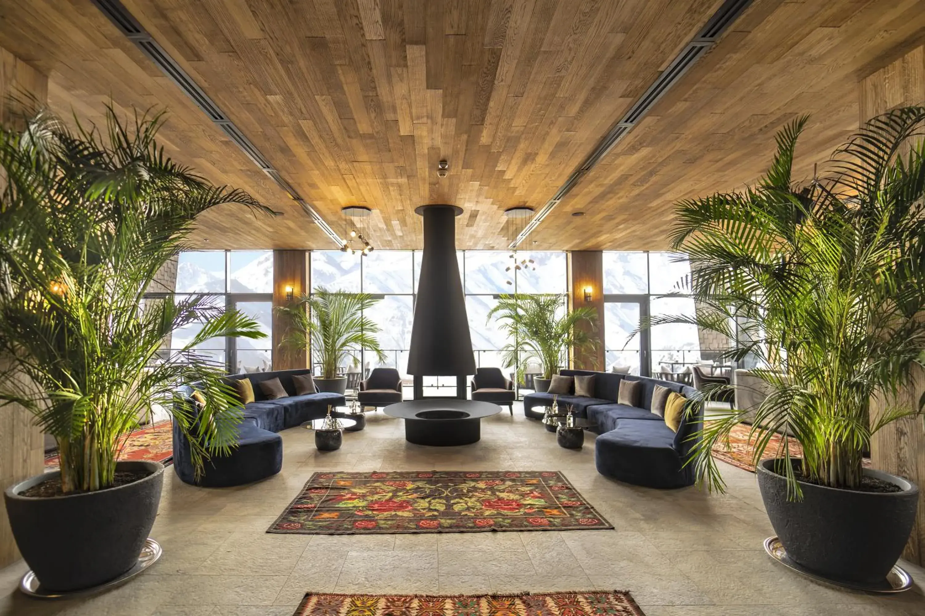 Lobby or reception in Gudauri Lodge Lobby or reception in Gudauri Lodge