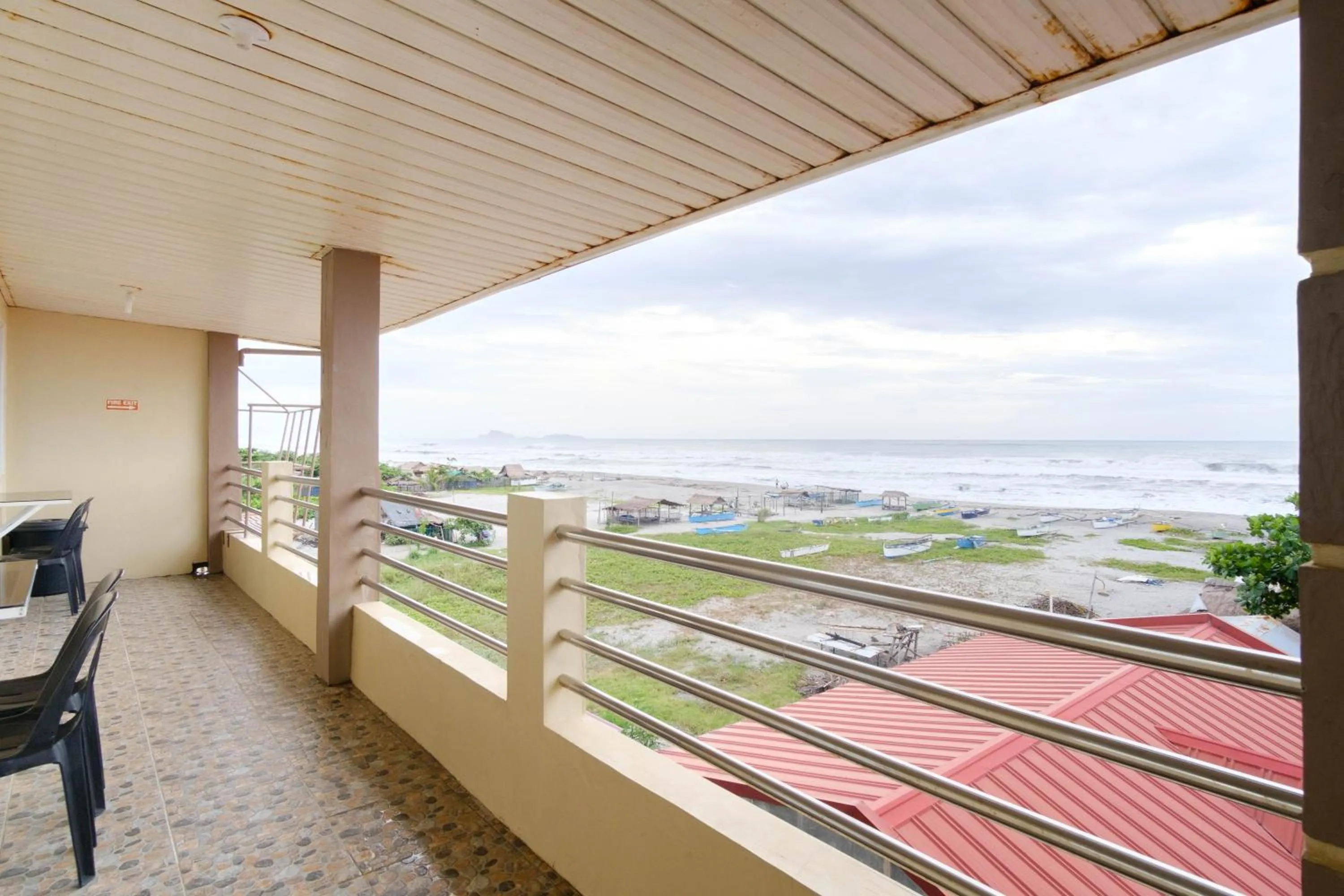 Balcony/Terrace in RedDoorz @ Prince JB Beach Resort Zambales