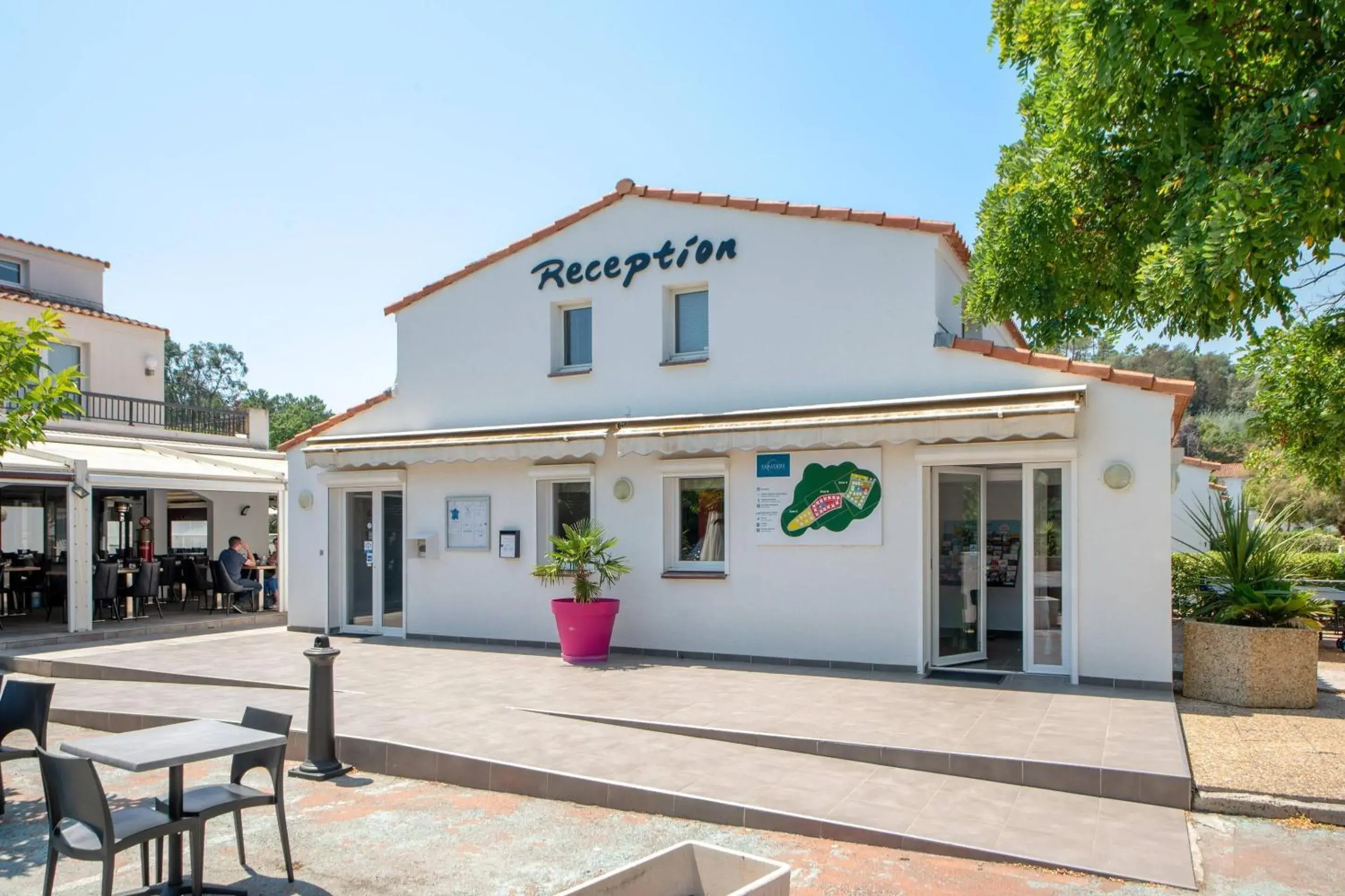 Lobby or reception in Comfort Aparthotel Mandelieu la Napoule Village Lobby or reception in Comfort Aparthotel Mandelieu la Napoule Village