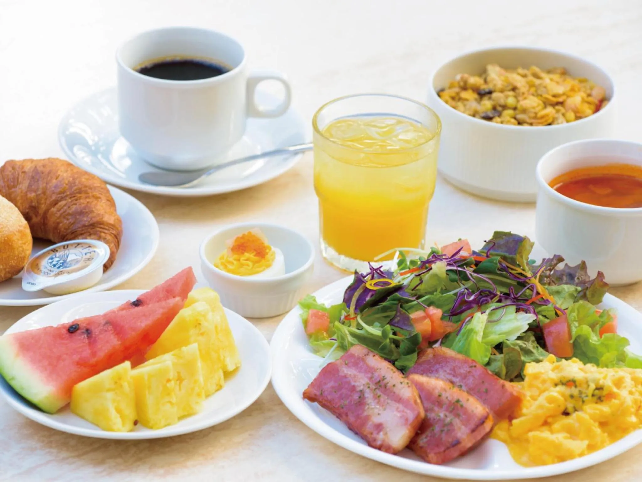 Food close-up in Community & Spa Naha Central Hotel