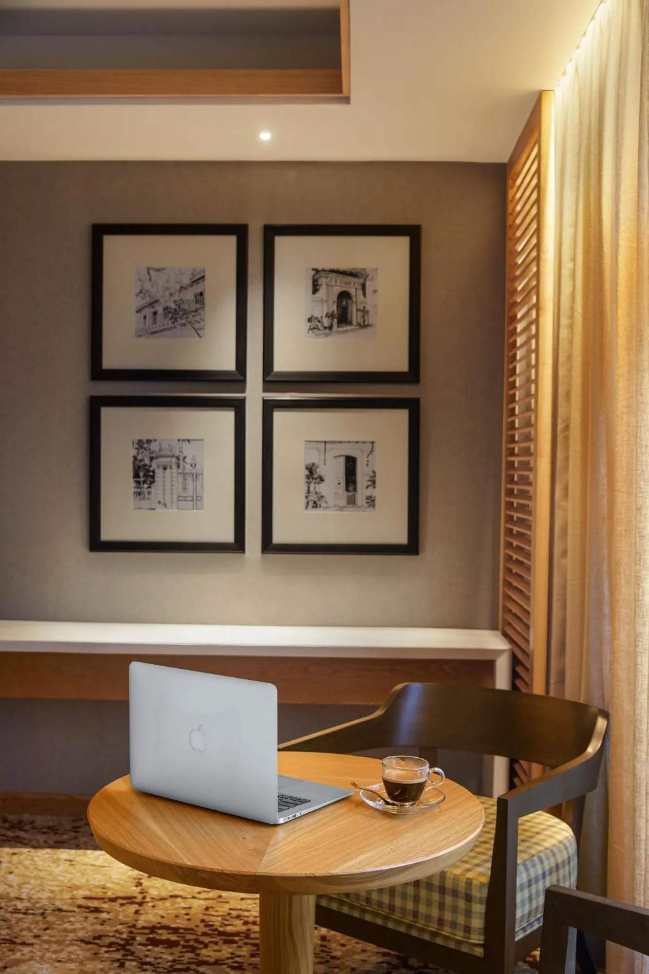 Seating area in The Residency Towers Puducherry
