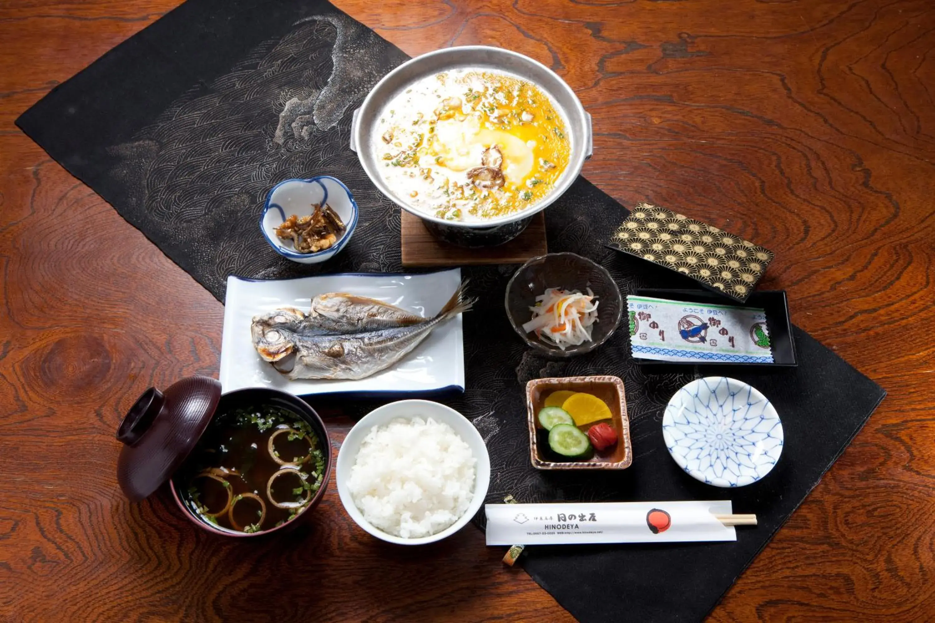 Asian breakfast in Hinodeya Asian breakfast in Hinodeya