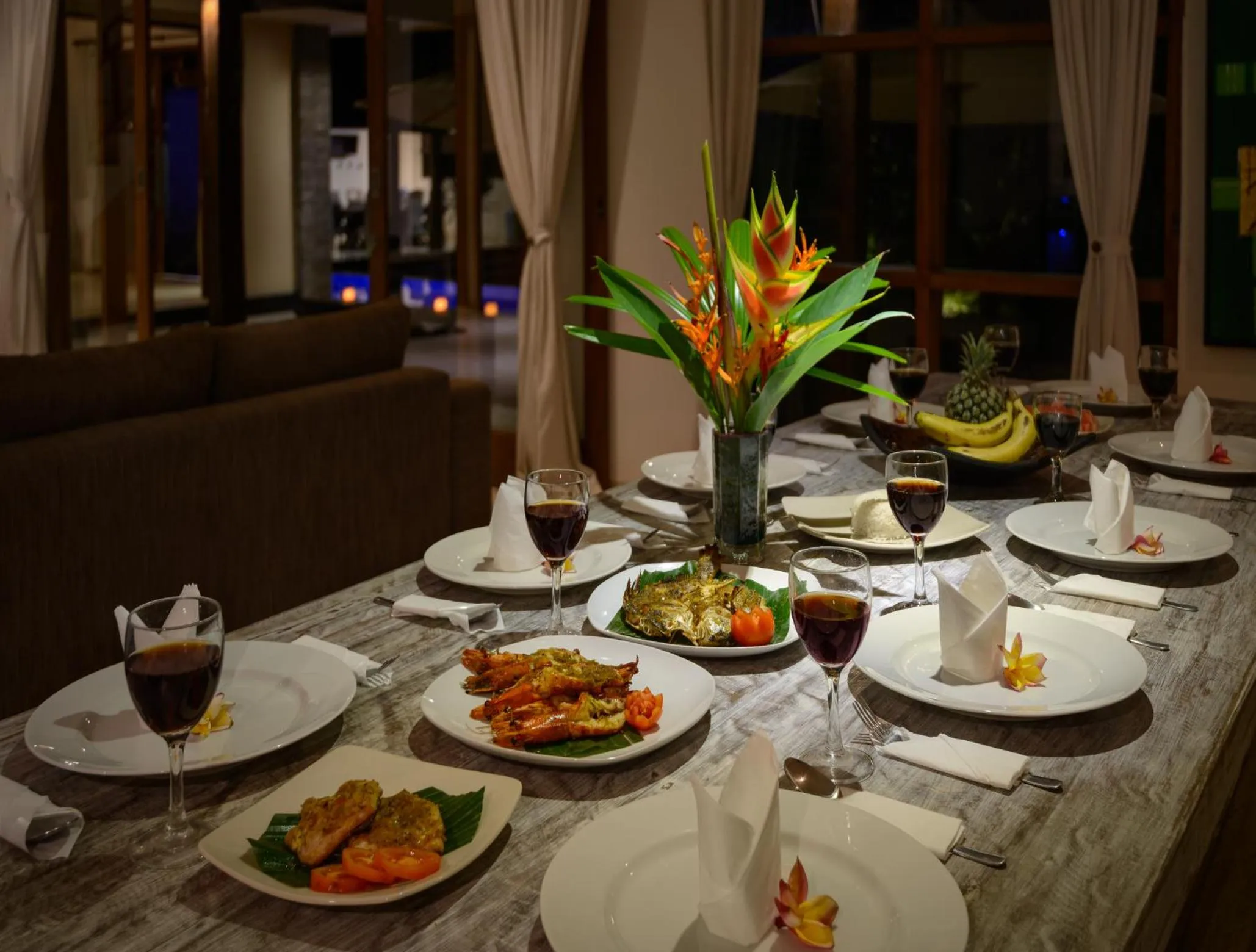 Food close-up in Balangan Beach Villa