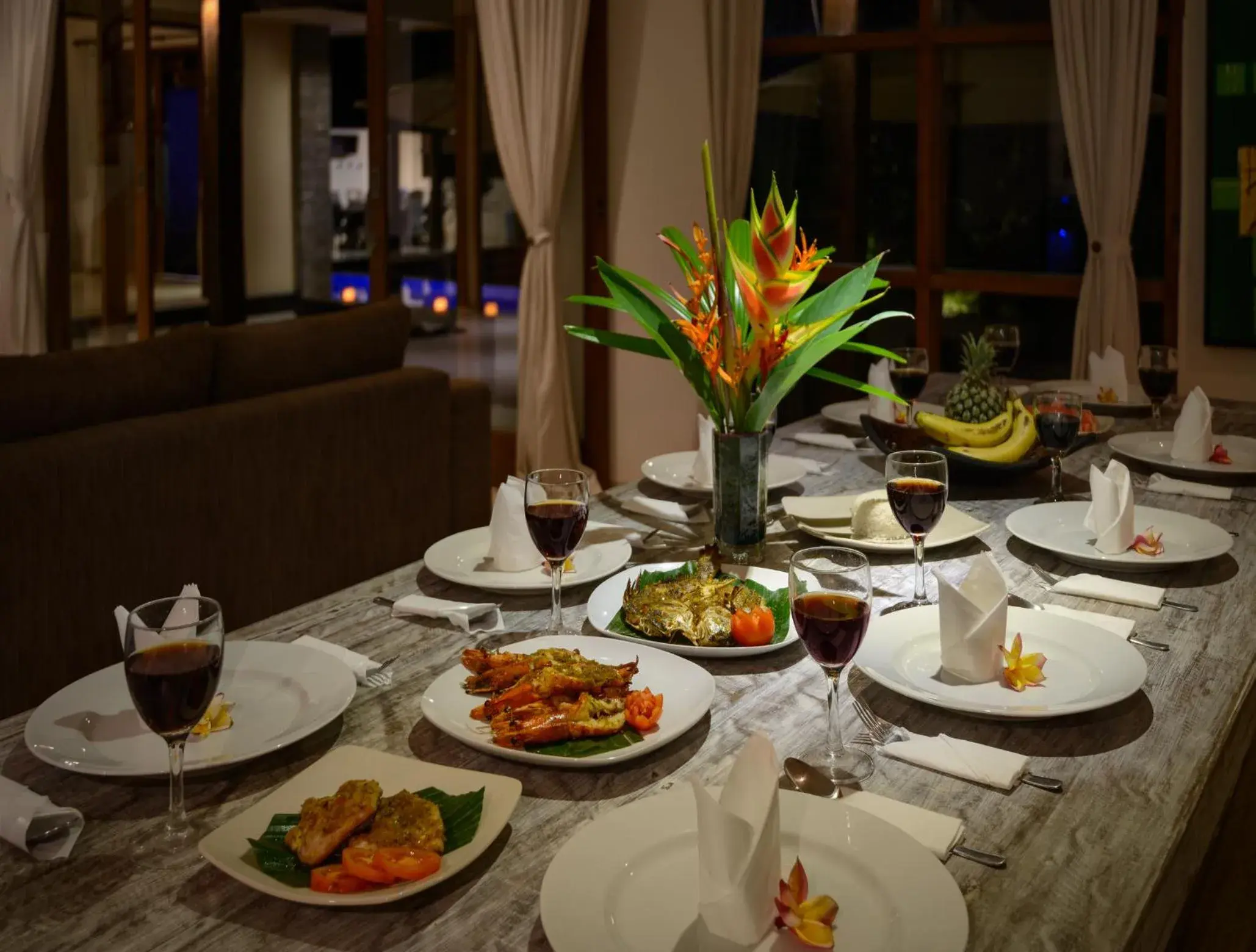 Food close-up in Balangan Beach Villa Food close-up in Balangan Beach Villa