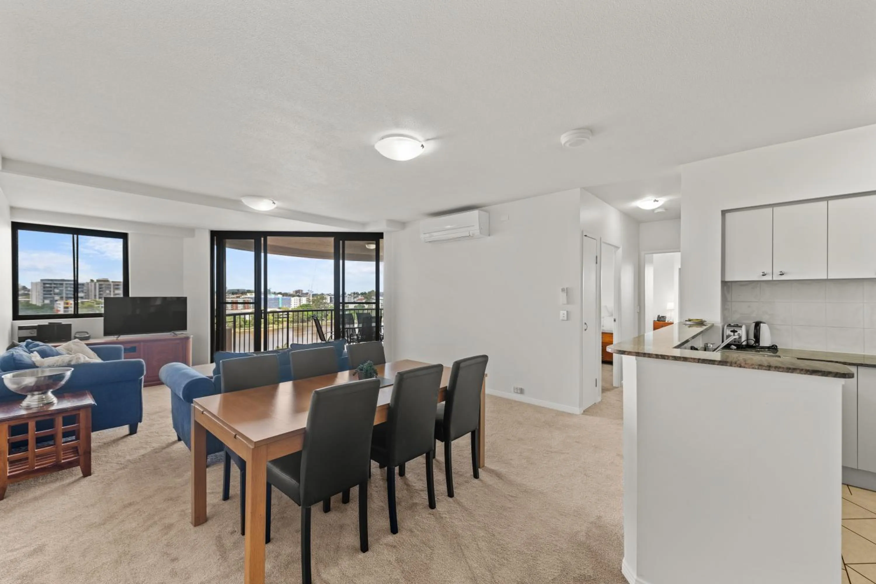 Living room in The Oasis Apartments