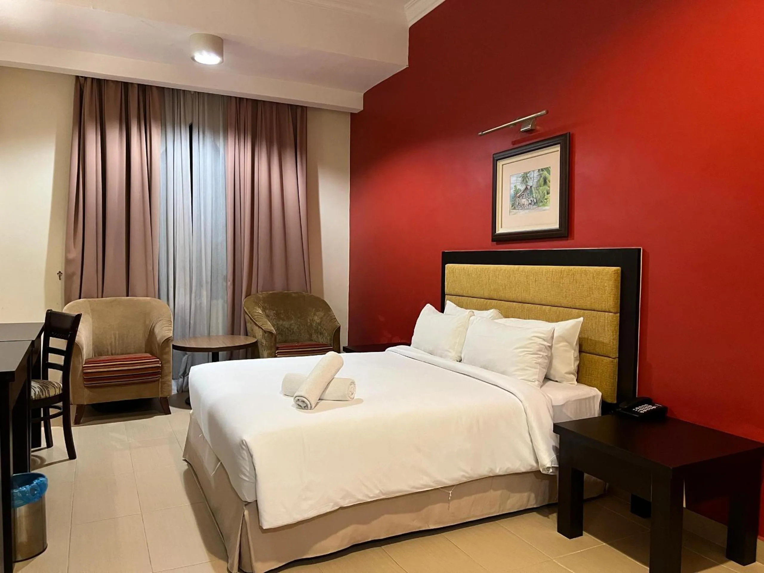 Bed in Puteri Bay Hotel