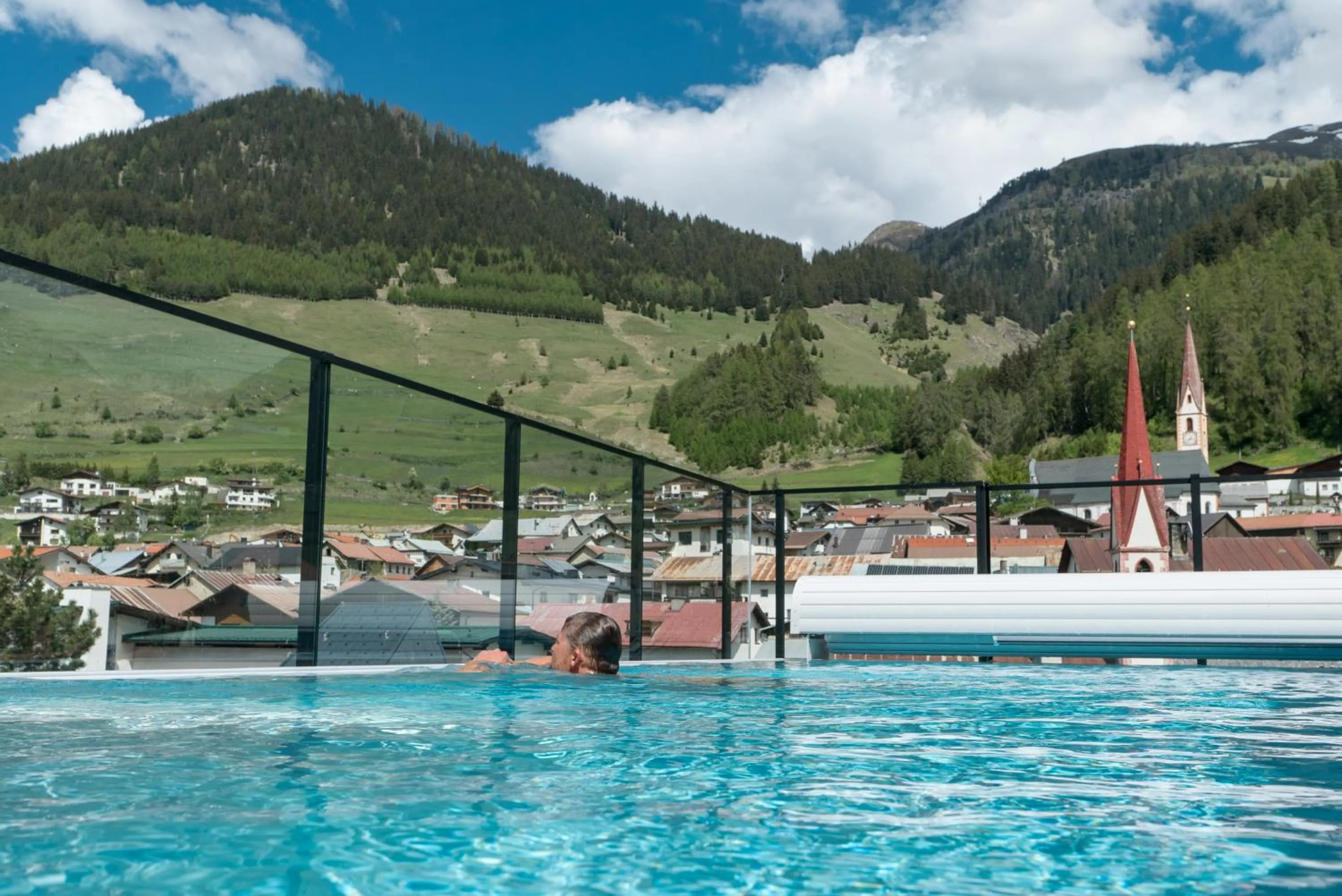 Swimming pool in Suites Nauders by mein Almhof Superior