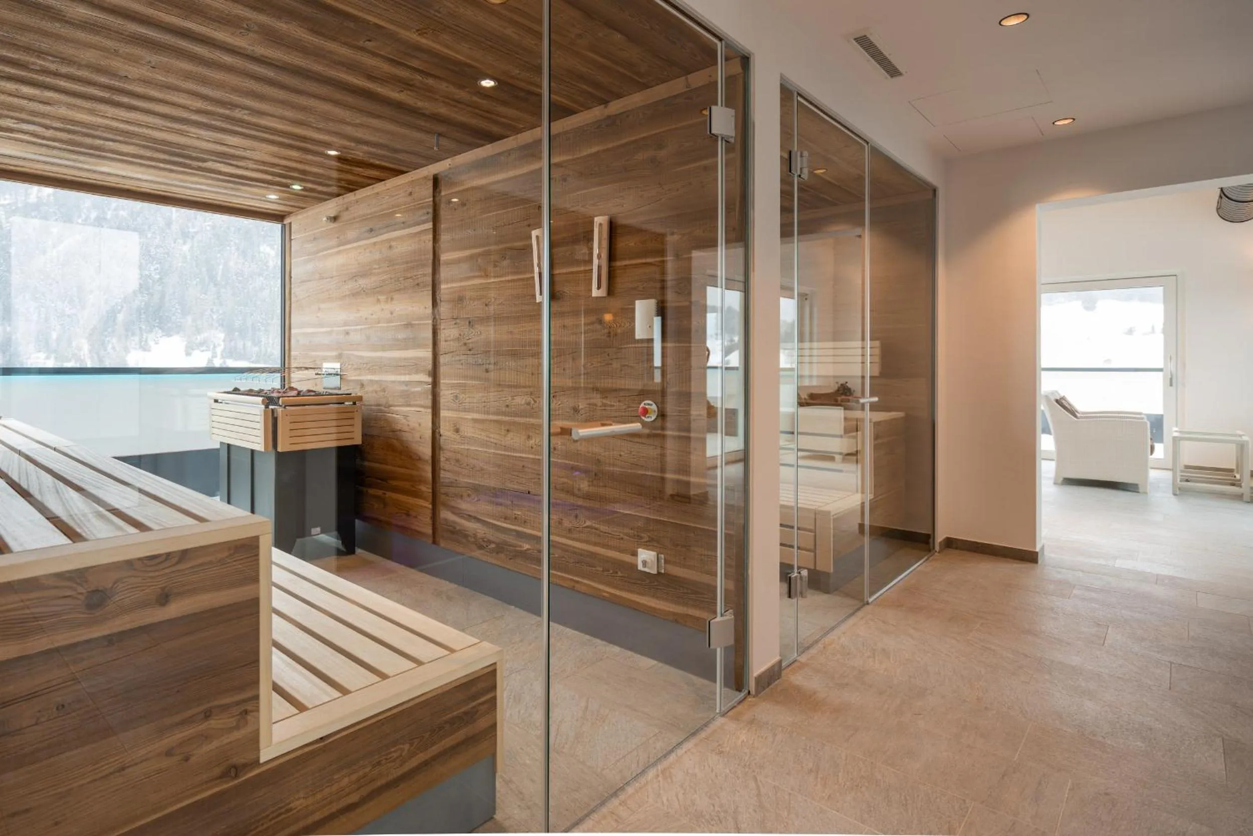 Sauna in Suites Nauders by mein Almhof Superior