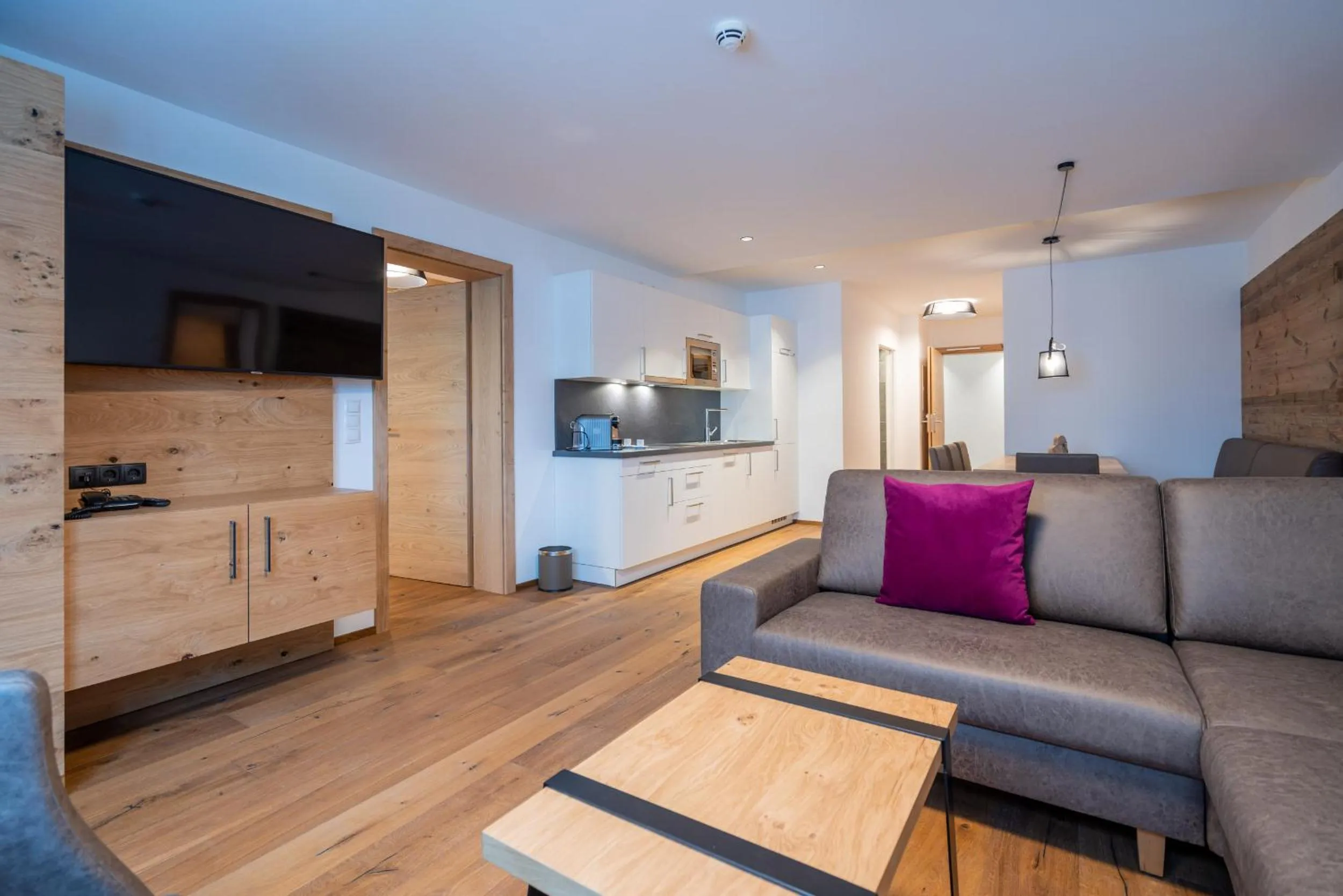 Living room in Suites Nauders by mein Almhof Superior