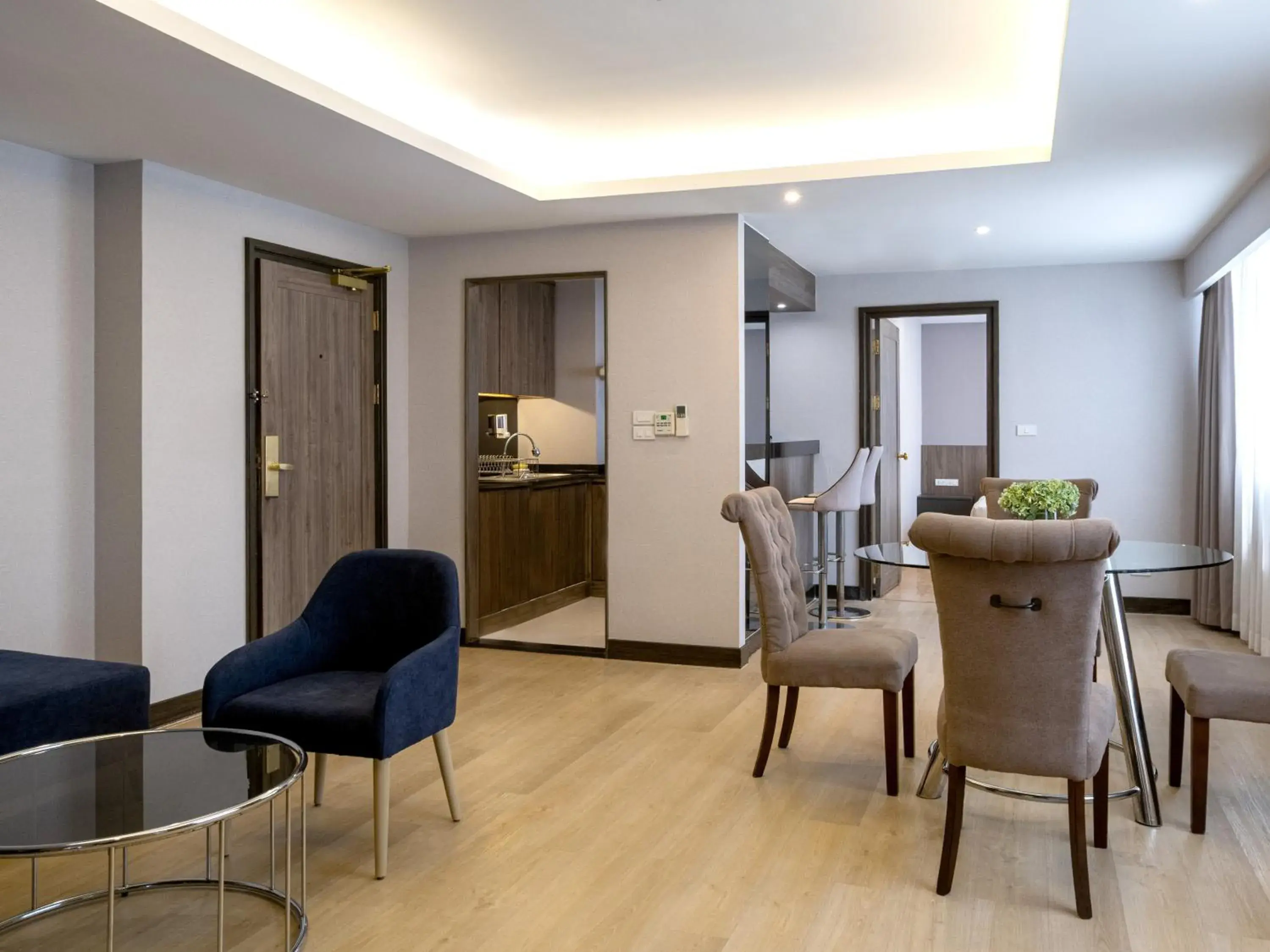 Living room in Rembrandt Residences Bangkok Living room in Rembrandt Residences Bangkok