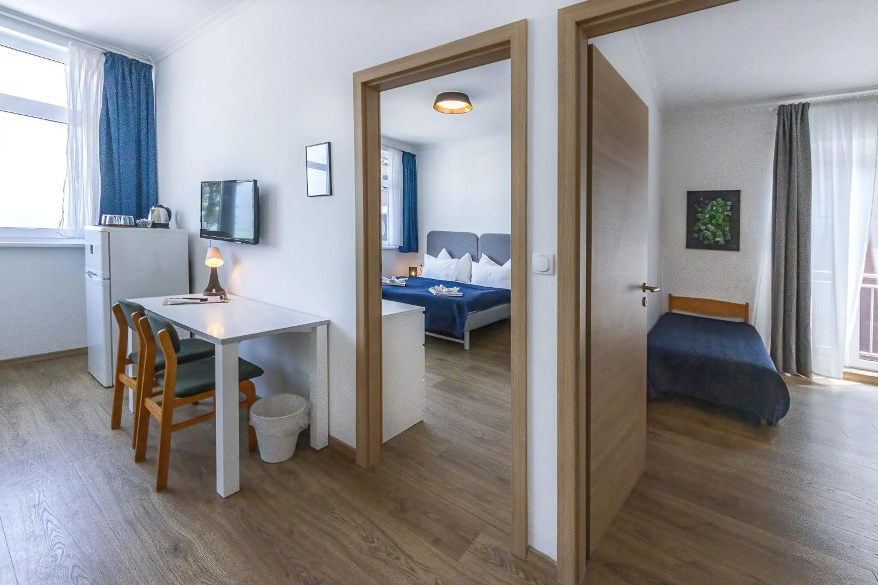 Bed in PLAGE-ON Panzió