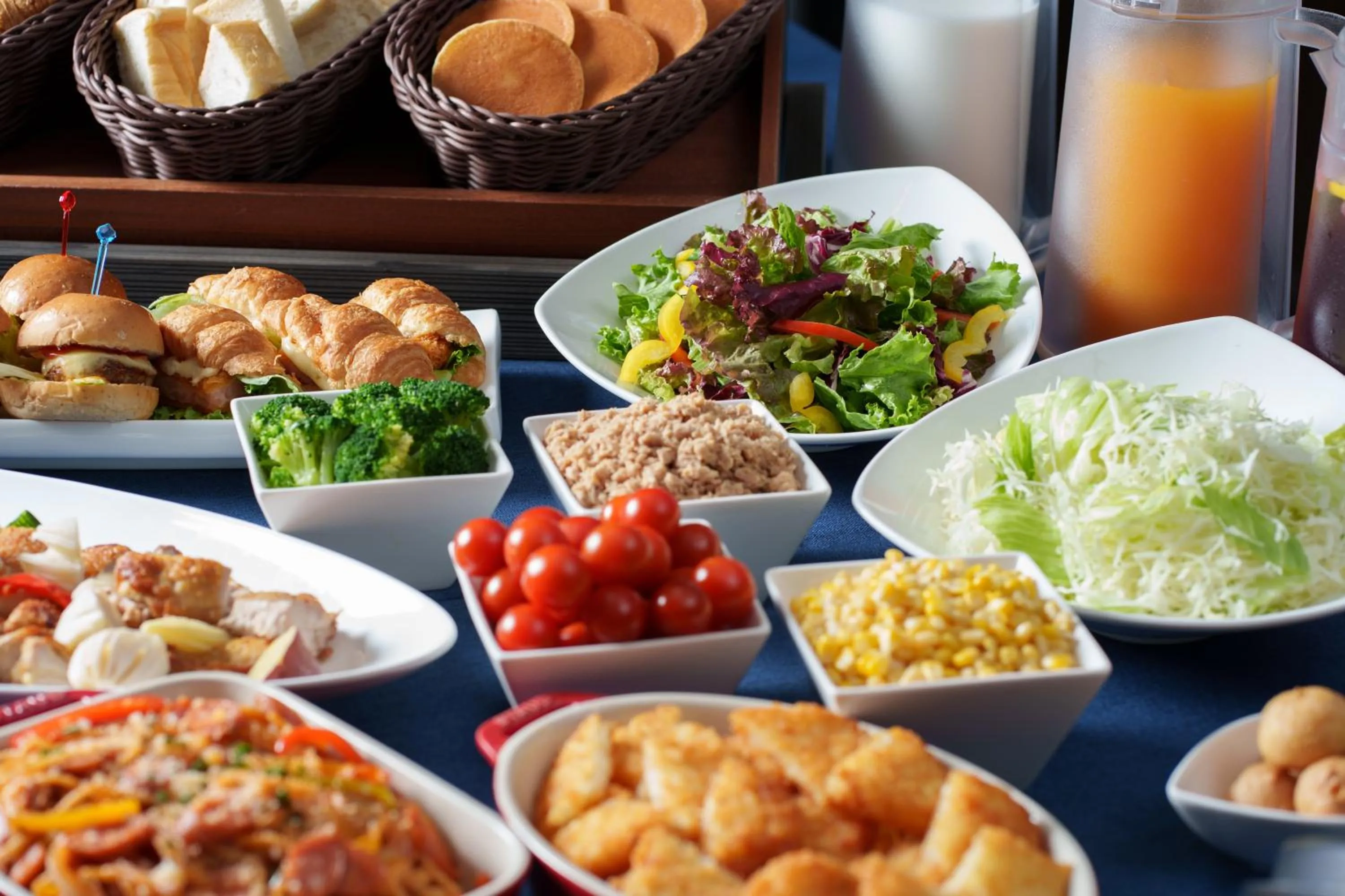 Buffet breakfast in Hotel Vista Kumamoto Airport