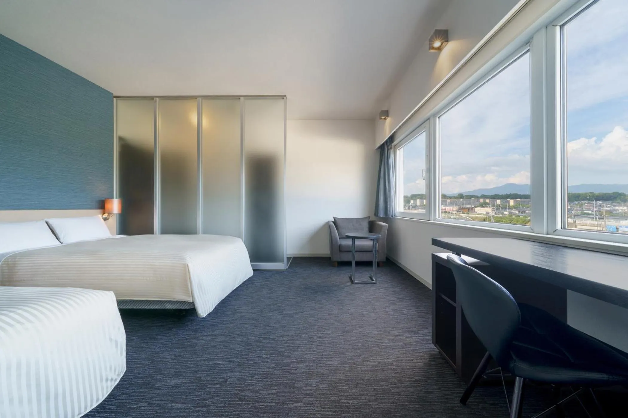 Photo of the whole room, Bed in Hotel Vista Kumamoto Airport