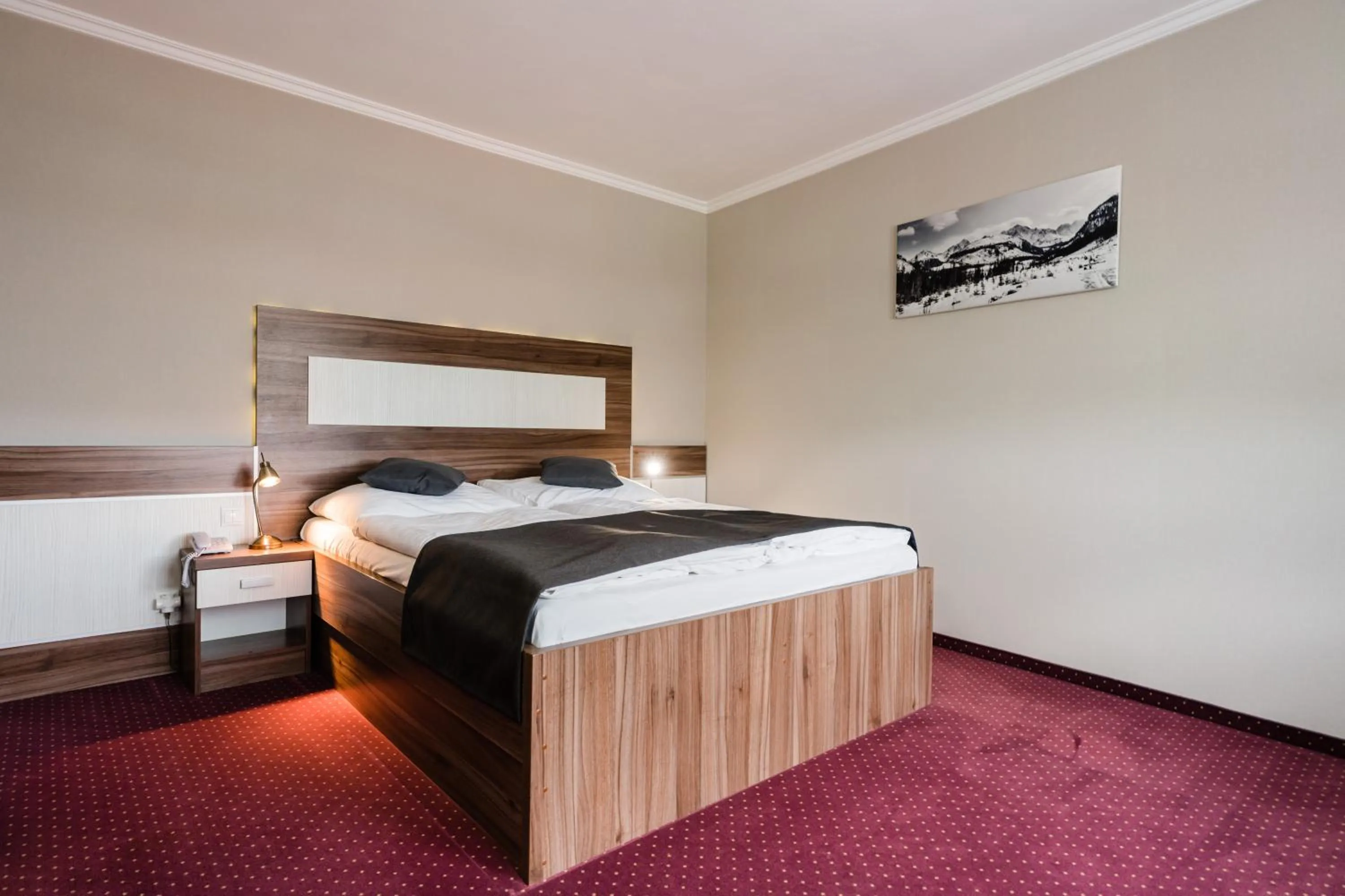 Bed in Hotel Menhard