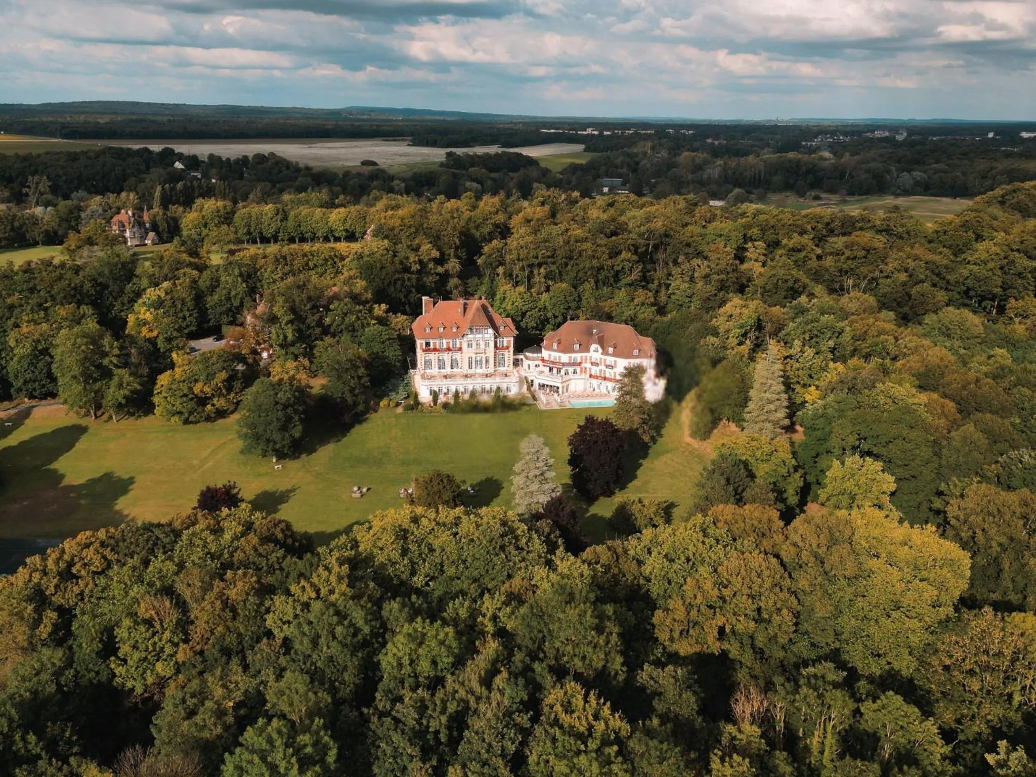 Bird's eye view in Le Château de la Tour