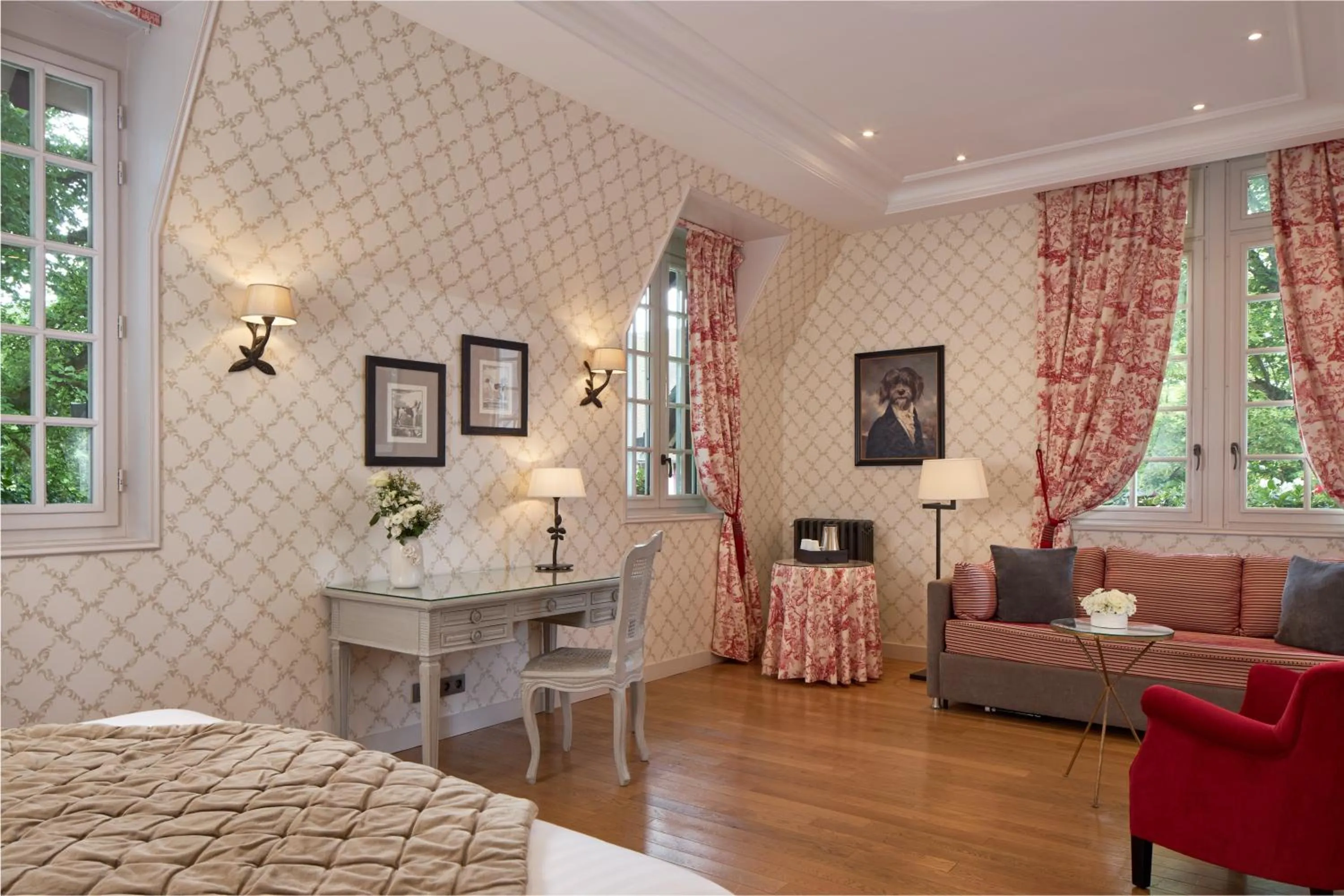 Bed in Le Château de la Tour