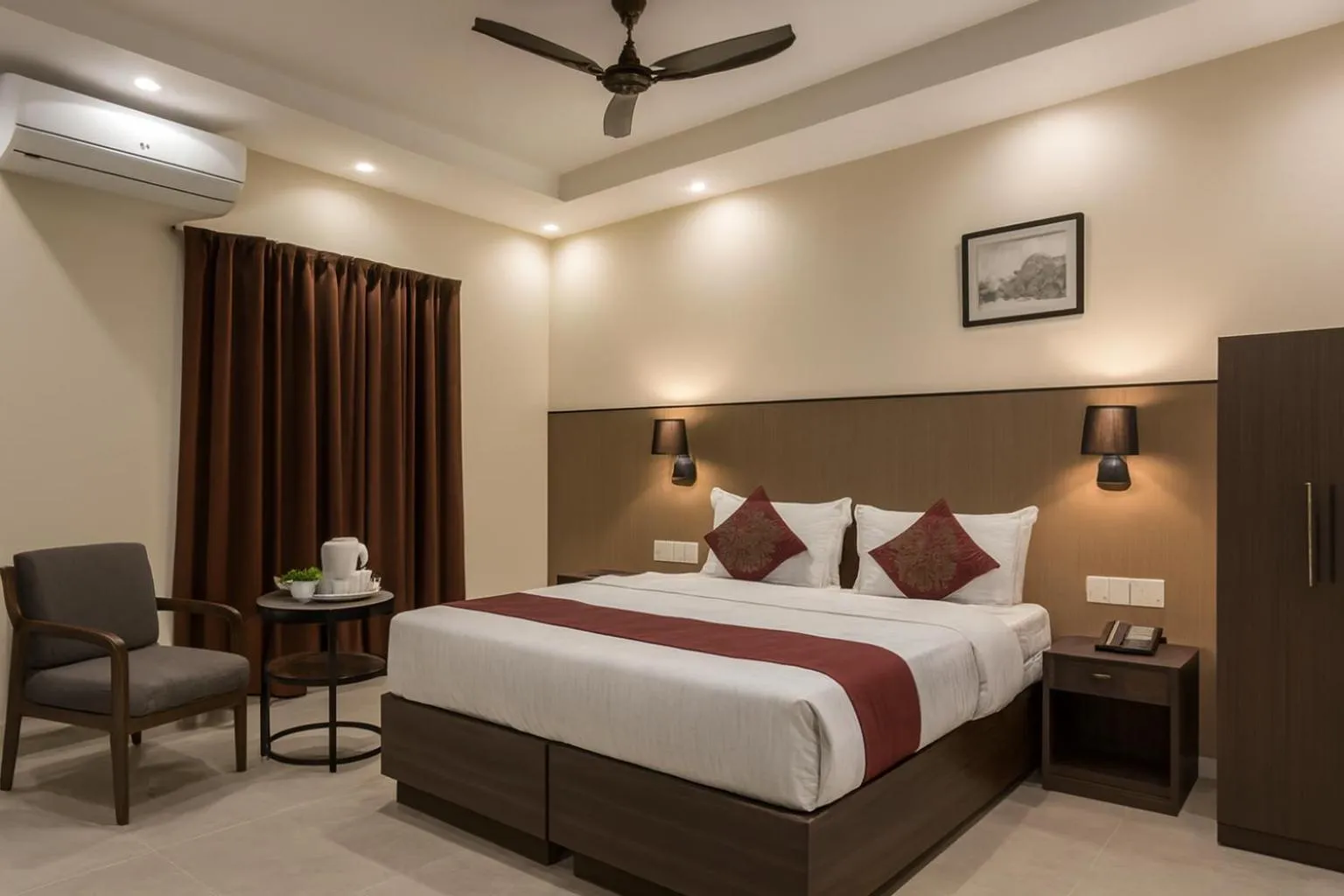 Bed in Hotel Harmony