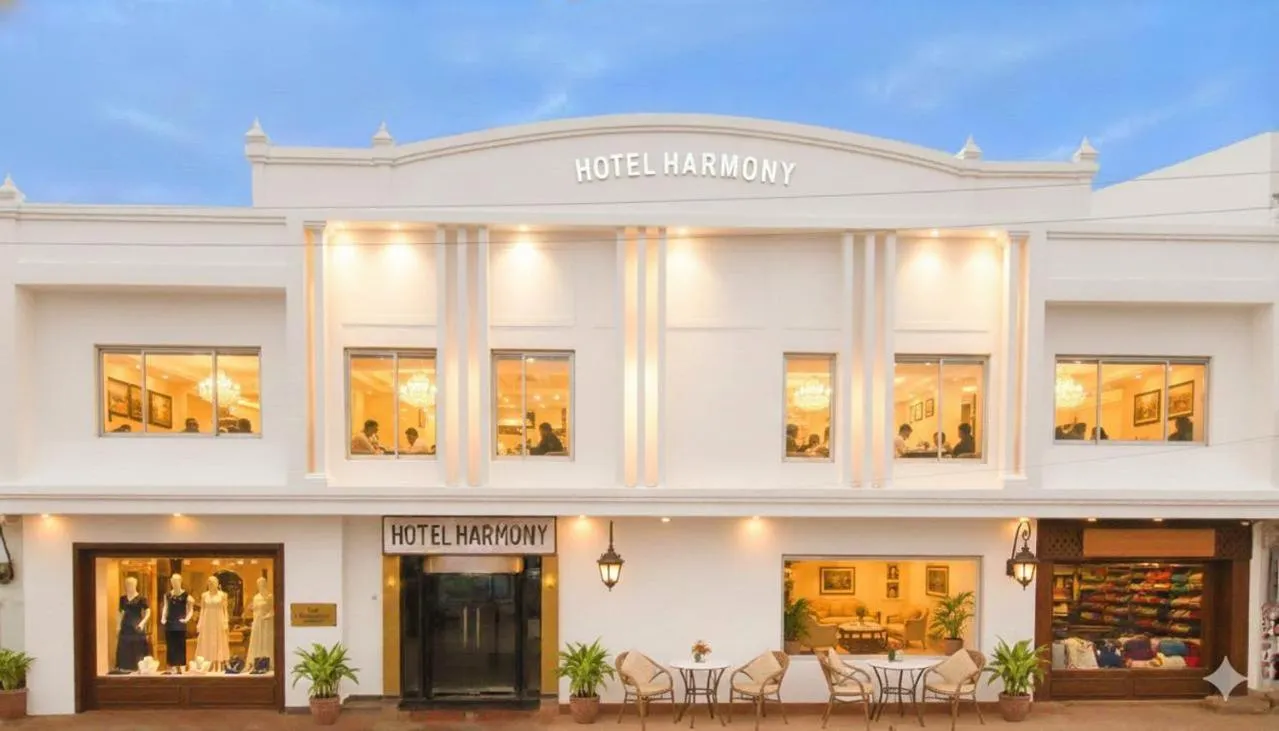 Property building in Hotel Harmony