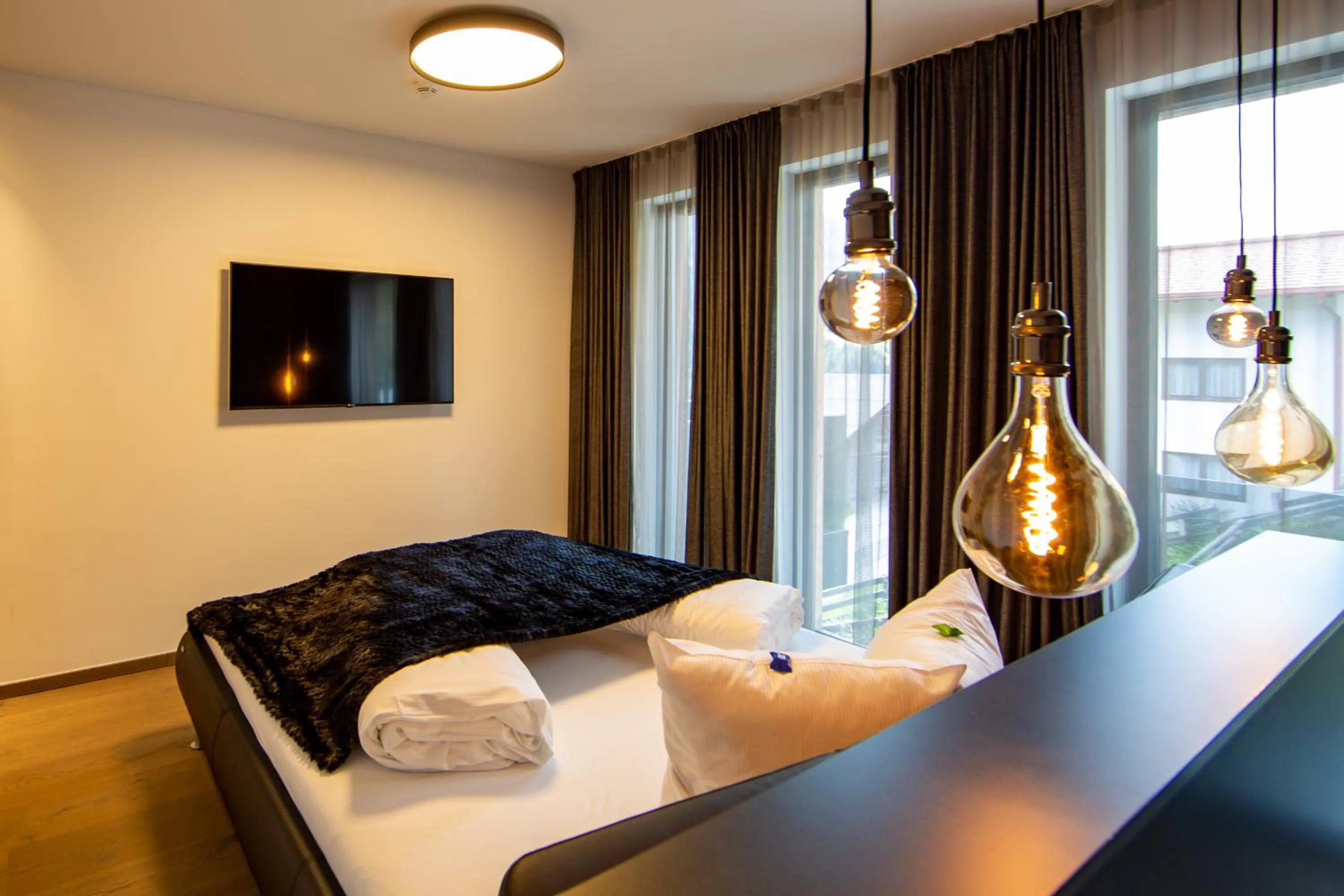 Bedroom, Bed in LUVA Resorts Kappl - Chalet K