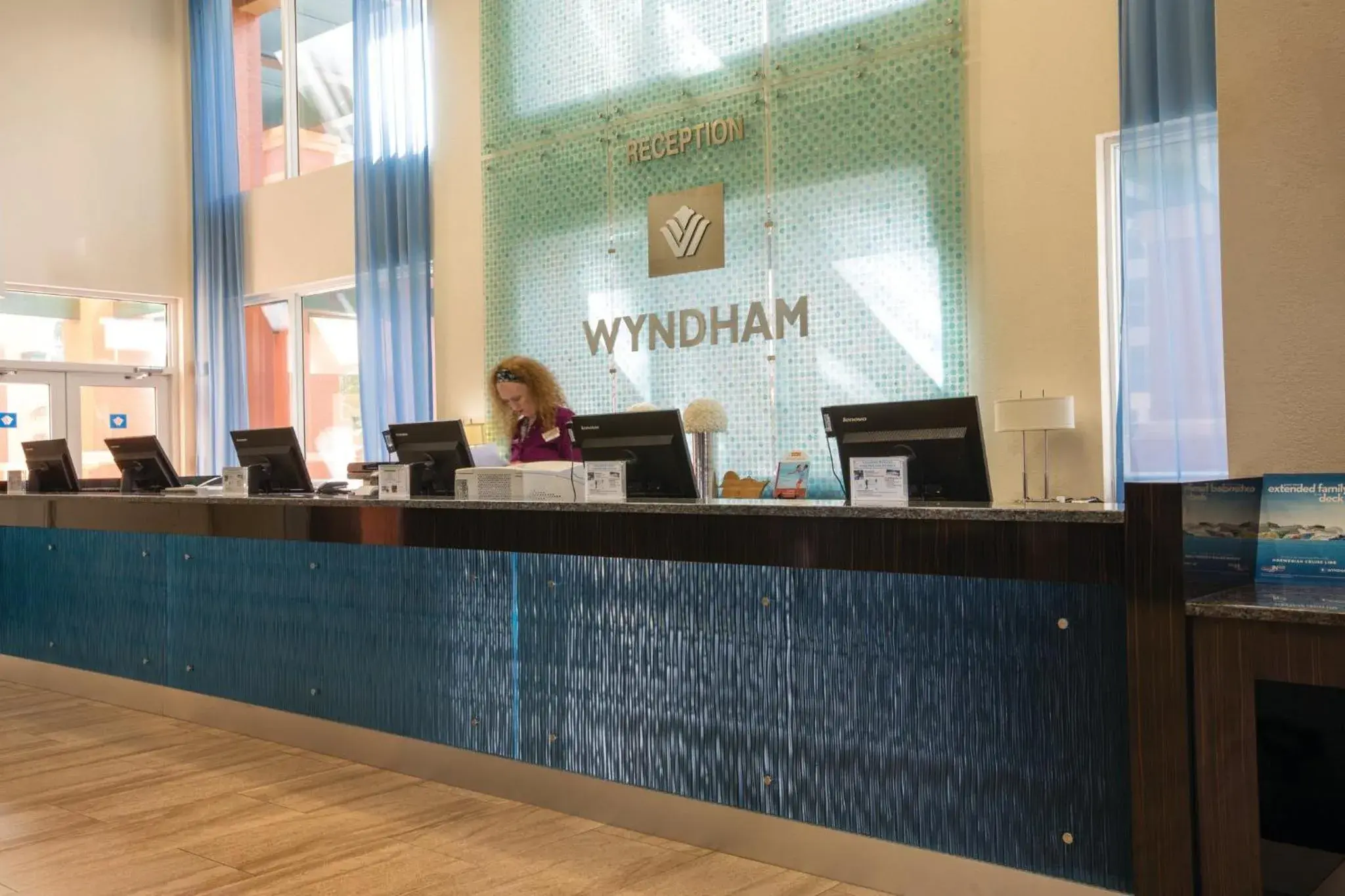 Lobby or reception in Club Wyndham Palm-Aire Lobby or reception in Club Wyndham Palm-Aire