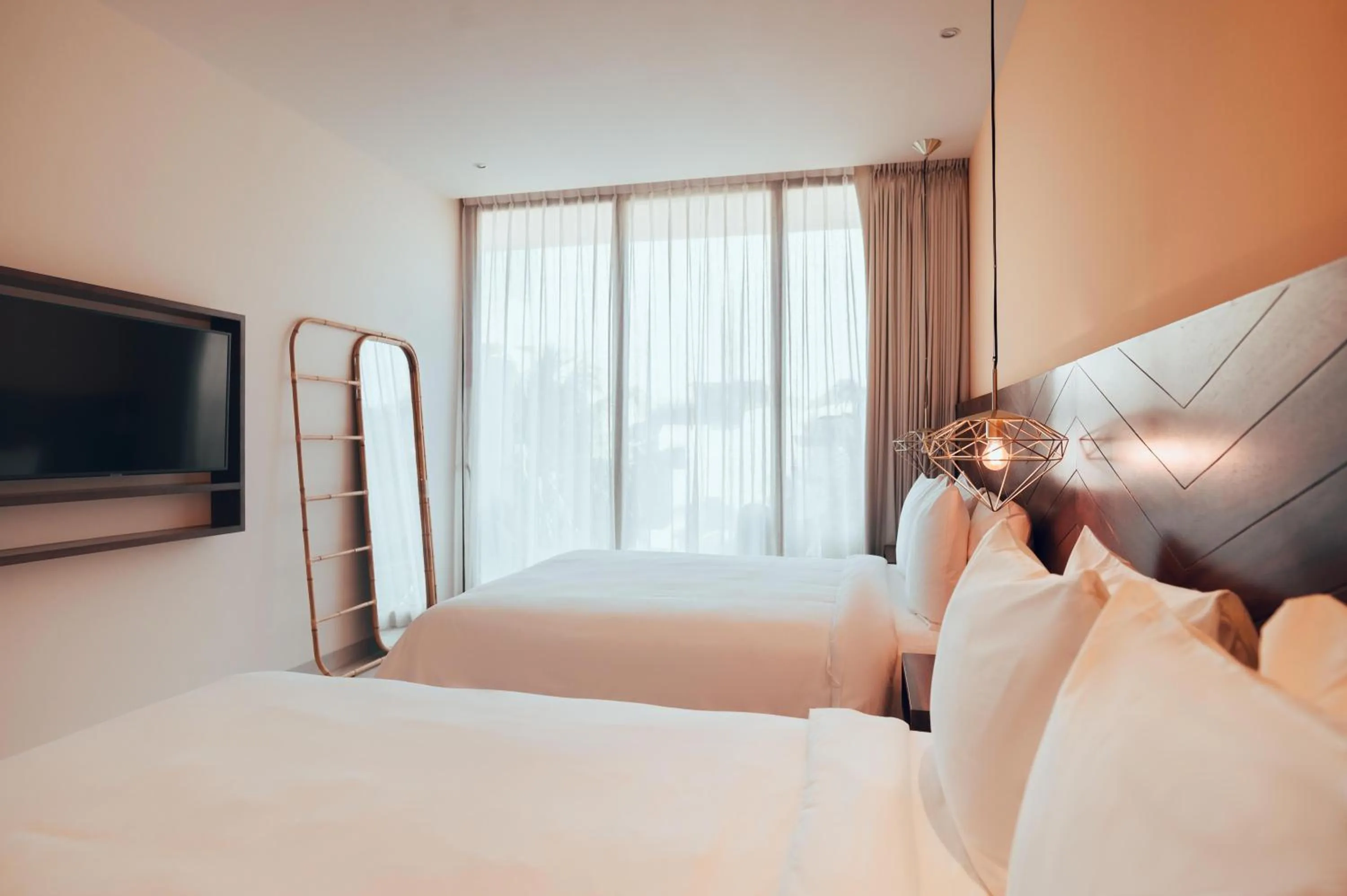 Bed in CALIXTA Hotel