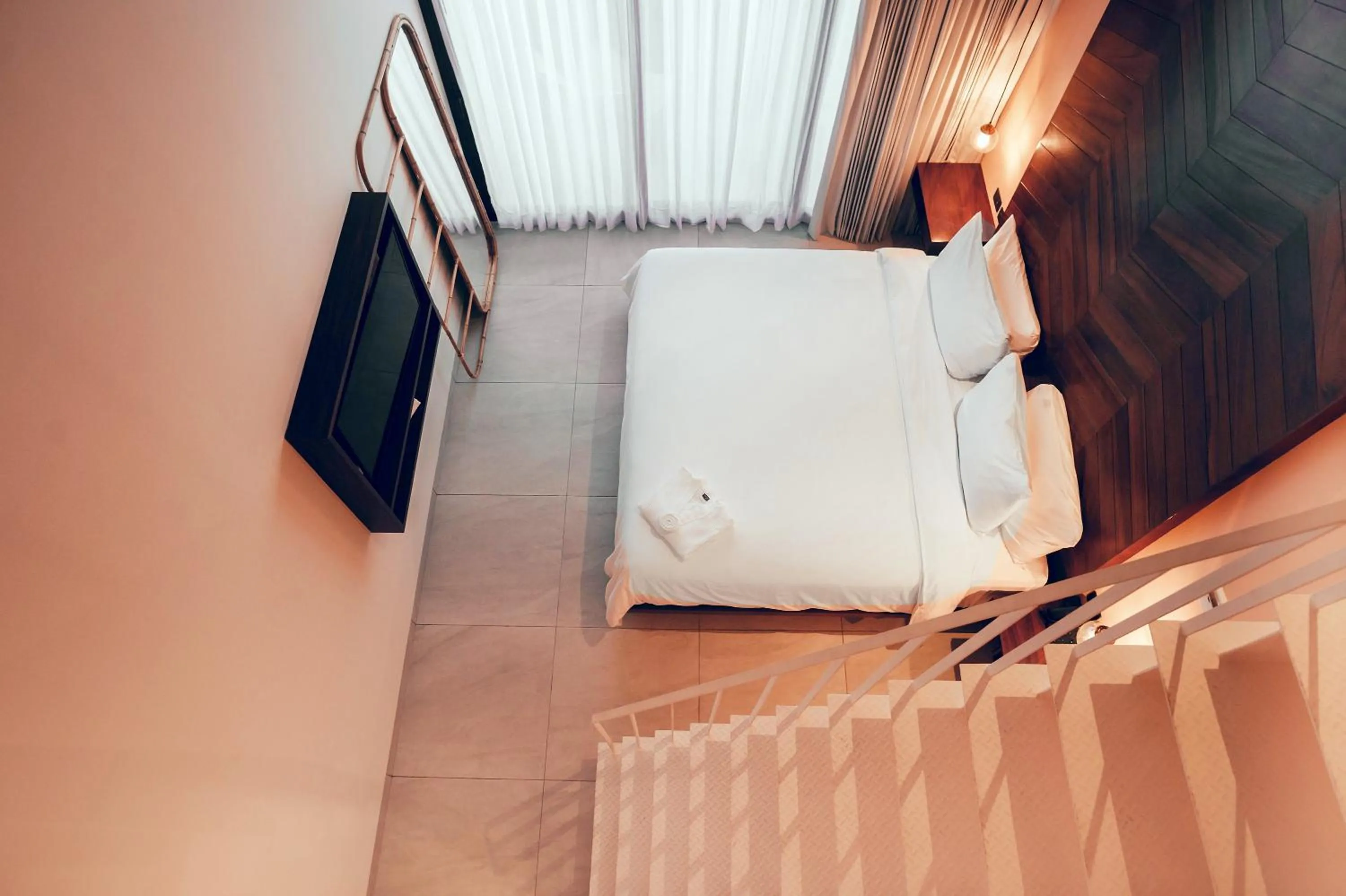 Bed in CALIXTA Hotel