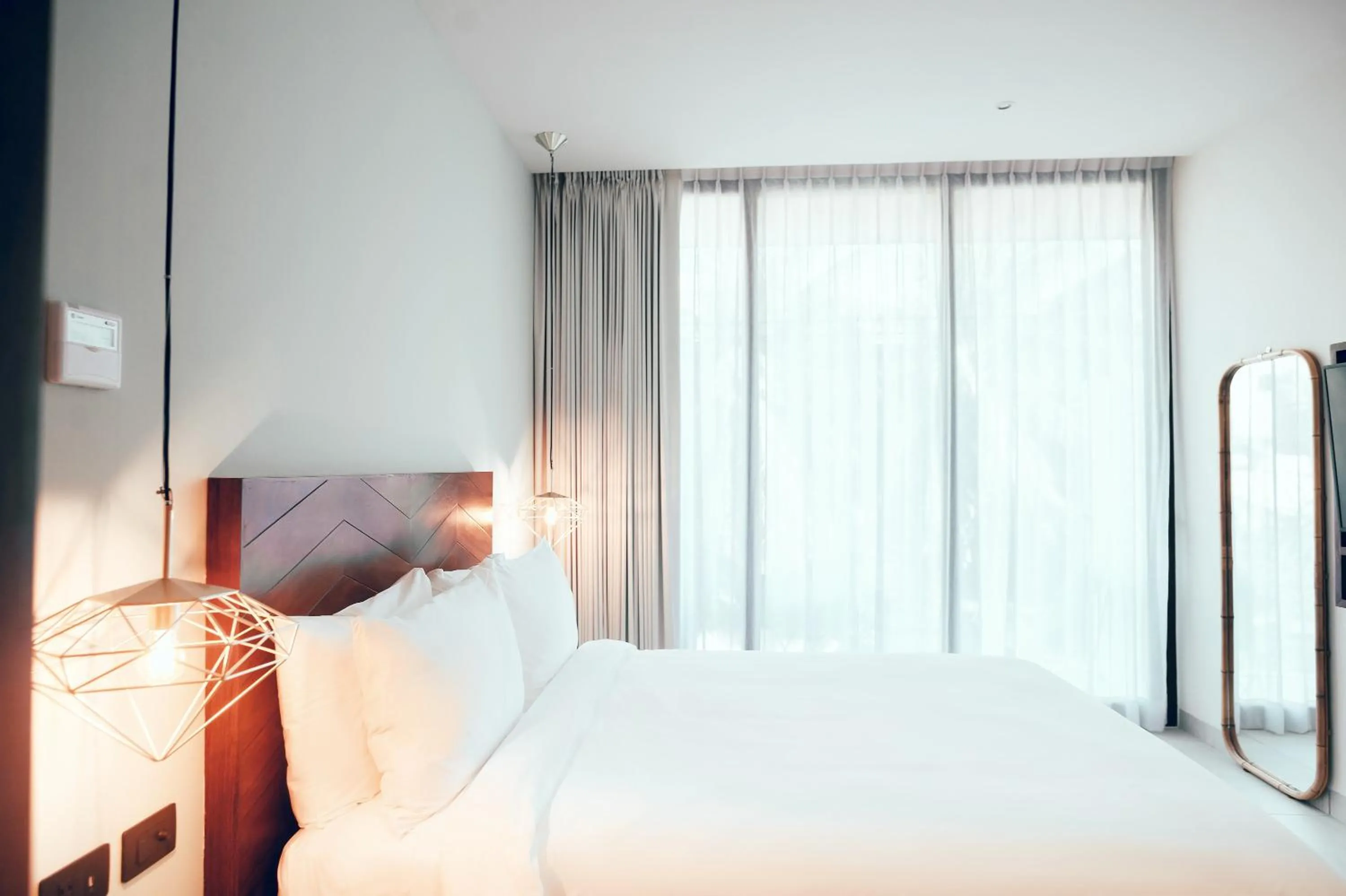 Bed in CALIXTA Hotel