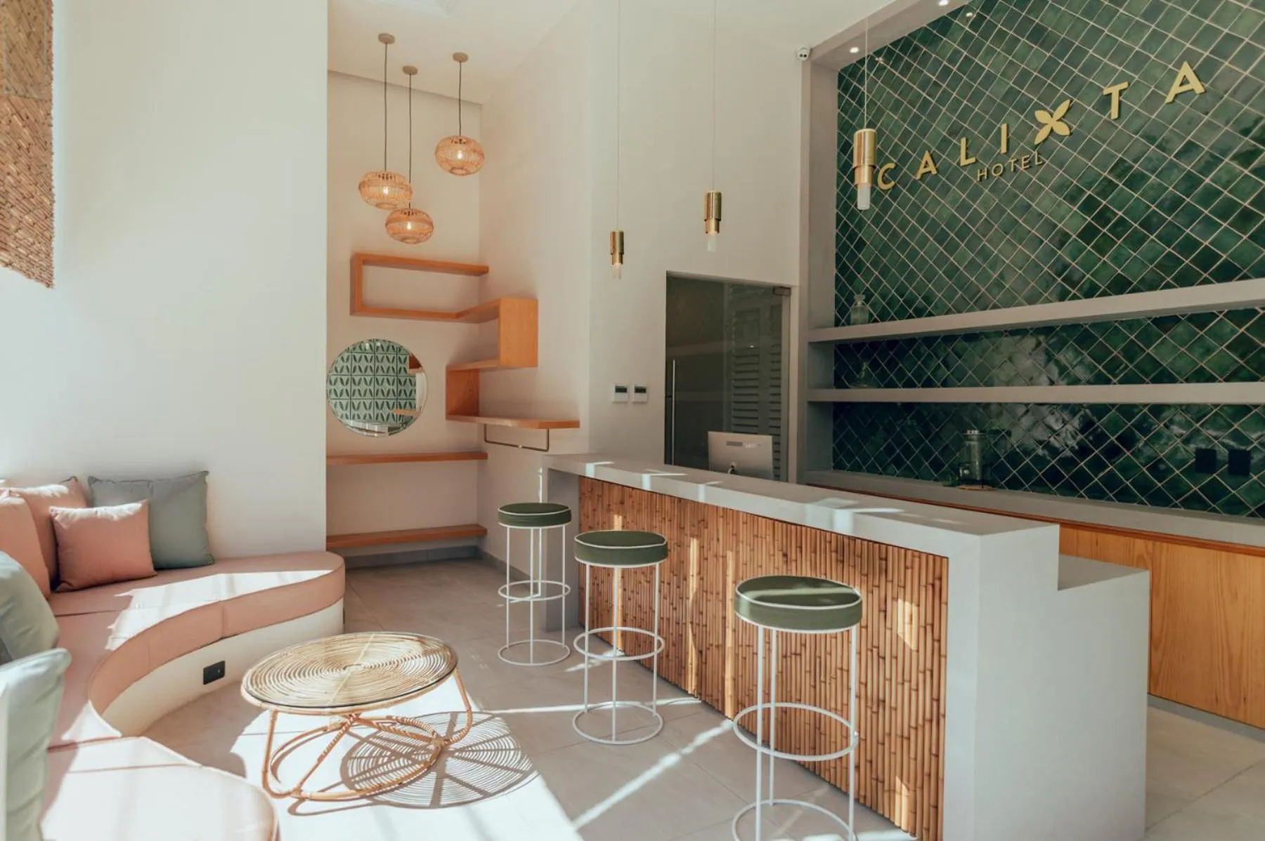 Lobby or reception in CALIXTA Hotel