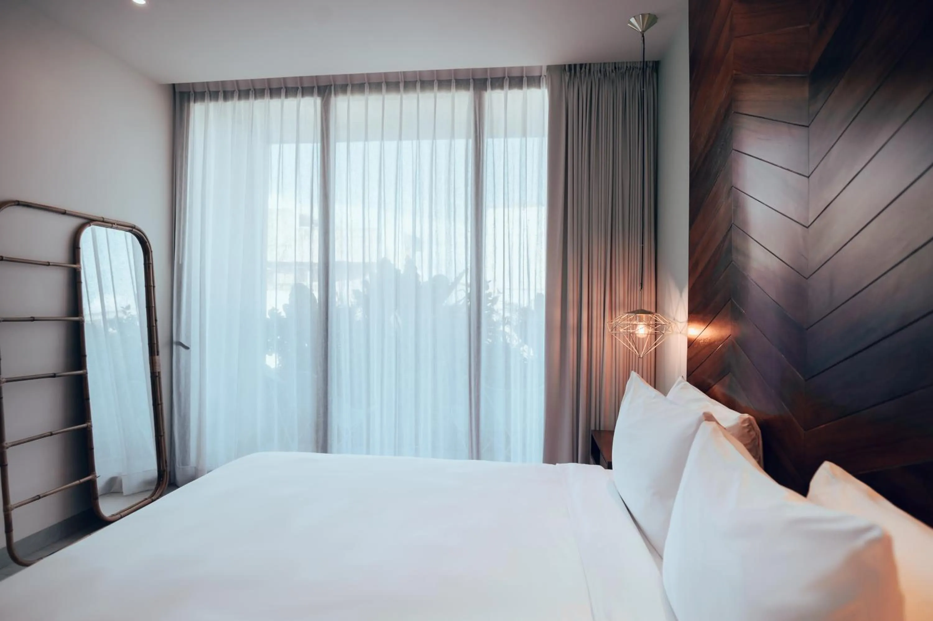 Bed in CALIXTA Hotel