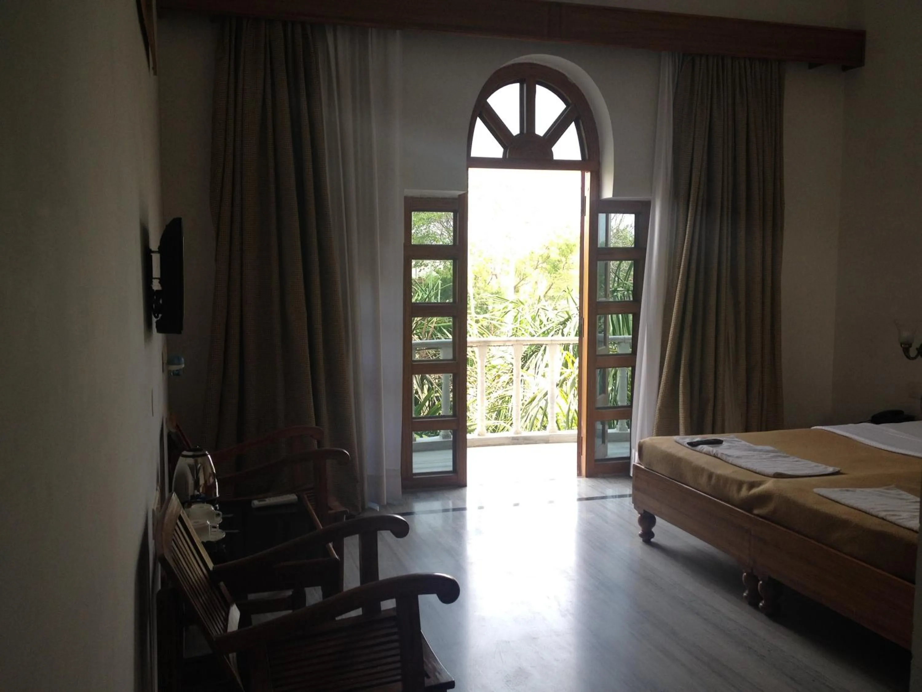 Bed in Hotel isabel Palace