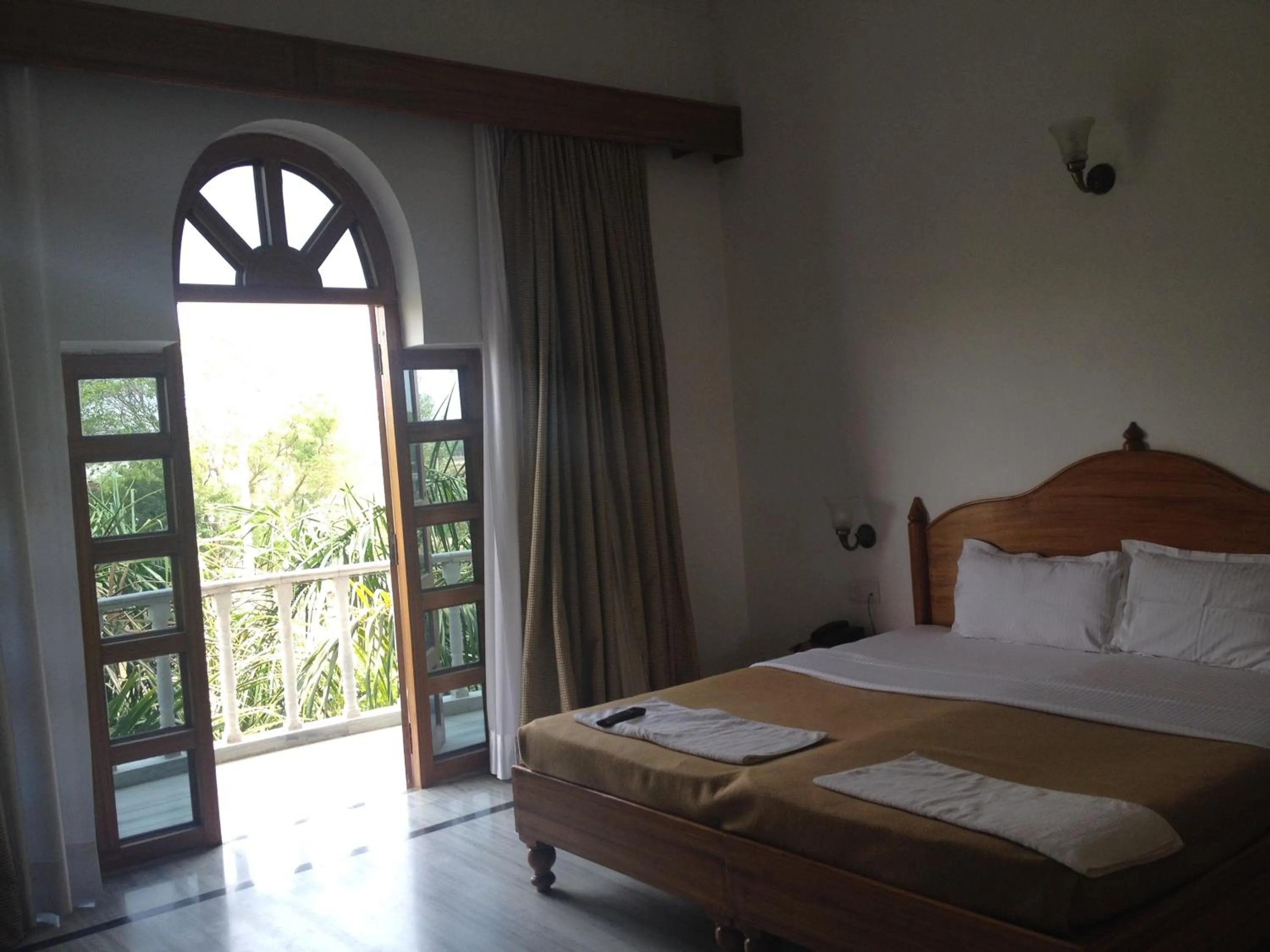 Bed in Hotel isabel Palace