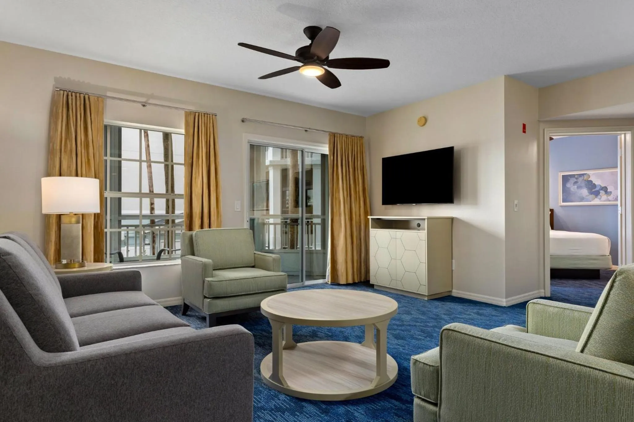 Living room in Club Wyndham Cypress Palms