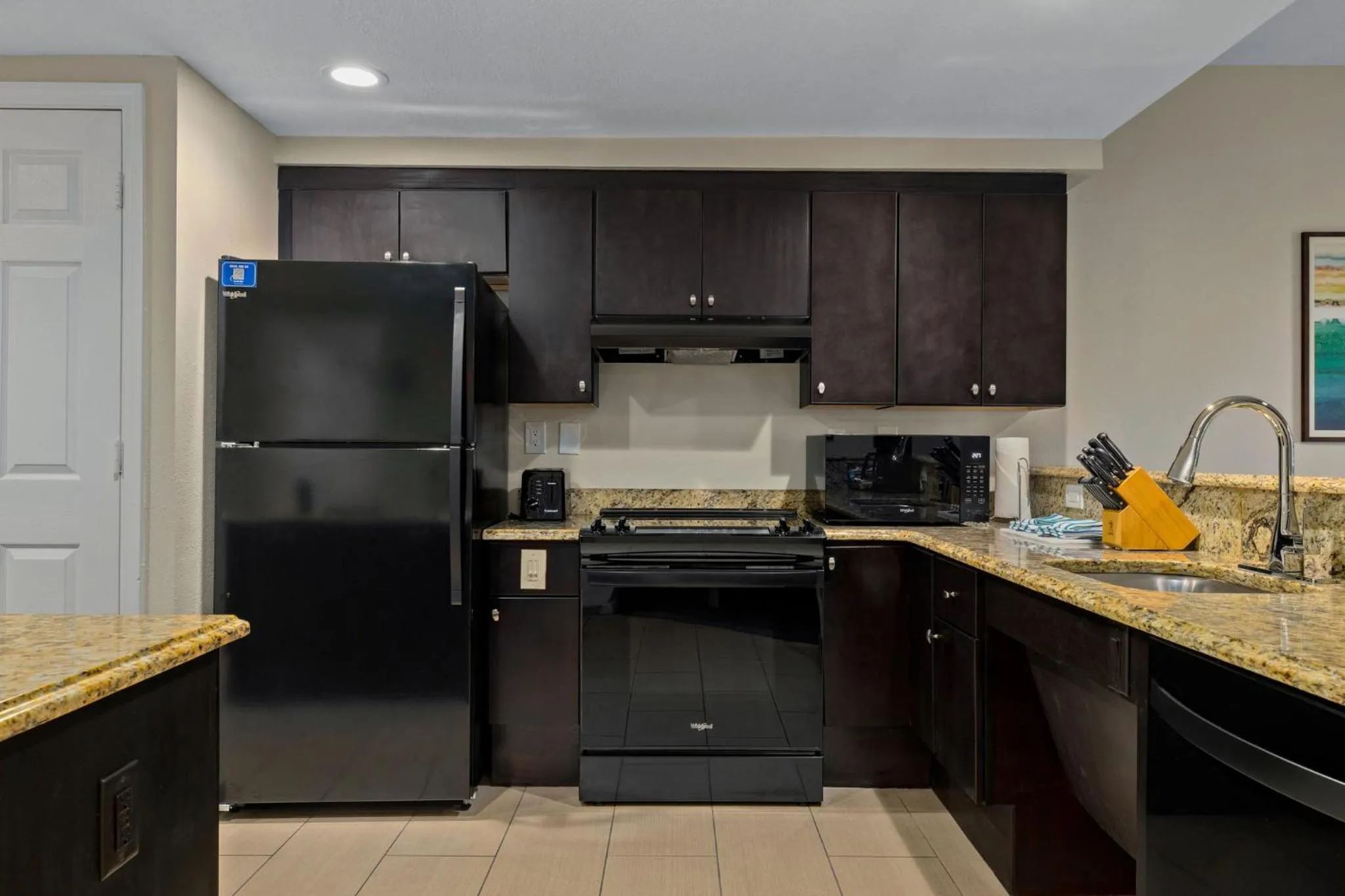 Communal kitchen in Club Wyndham Cypress Palms