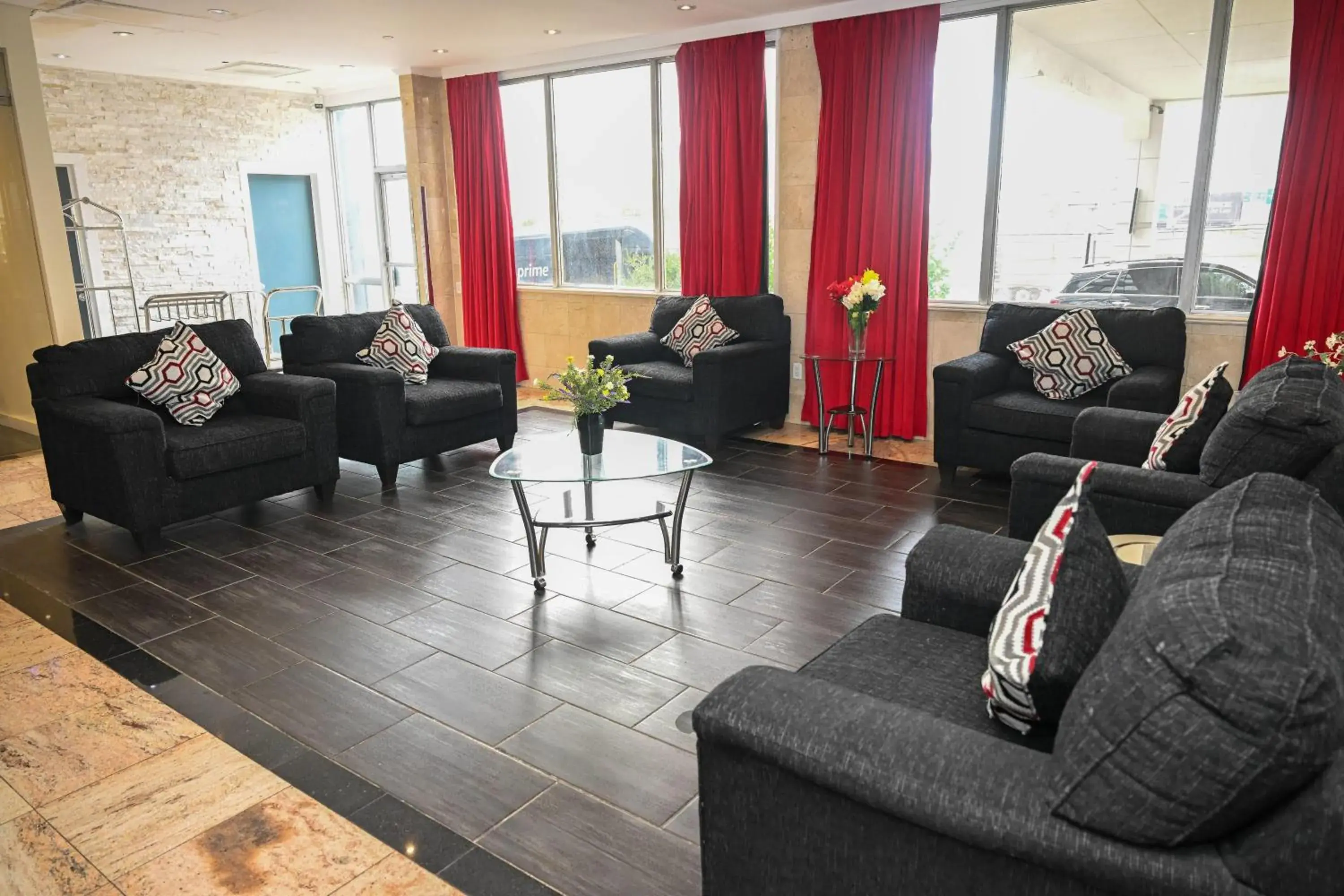 Lobby or reception in Ramada by Wyndham North Bergen Lobby or reception in Ramada by Wyndham North Bergen