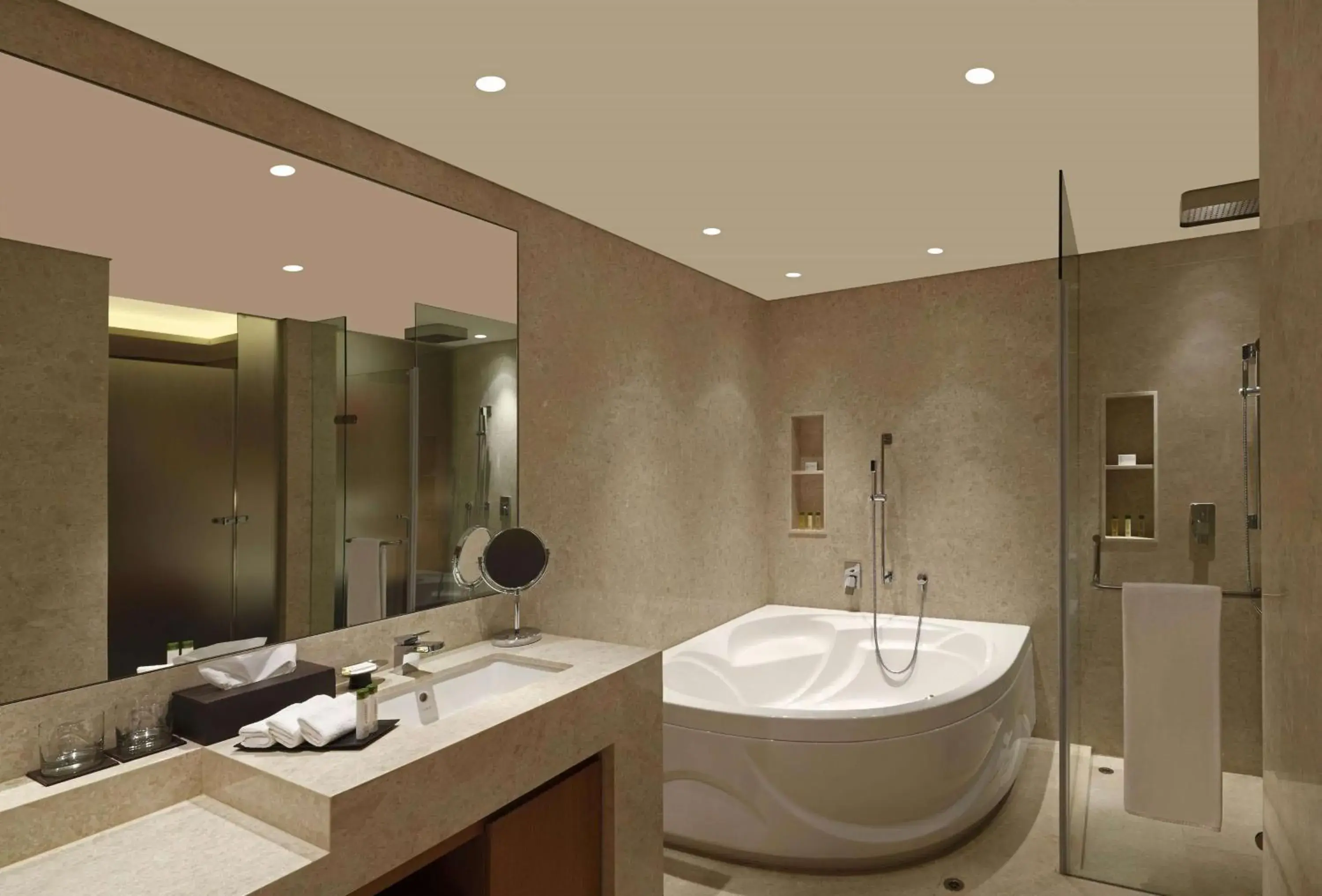 Bathroom in DoubleTree by Hilton-Pune Chinchwad Bathroom in DoubleTree by Hilton-Pune Chinchwad