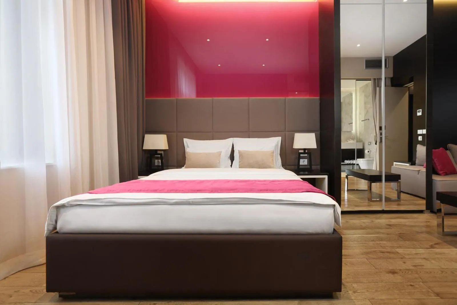 Bed in Maccani Black Luxury Suites