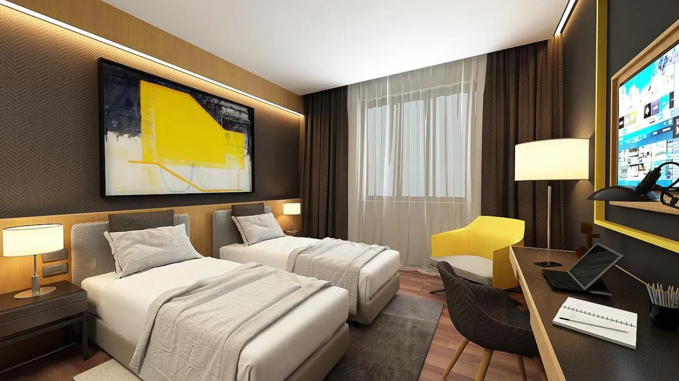 Bed in Maccani Black Luxury Suites