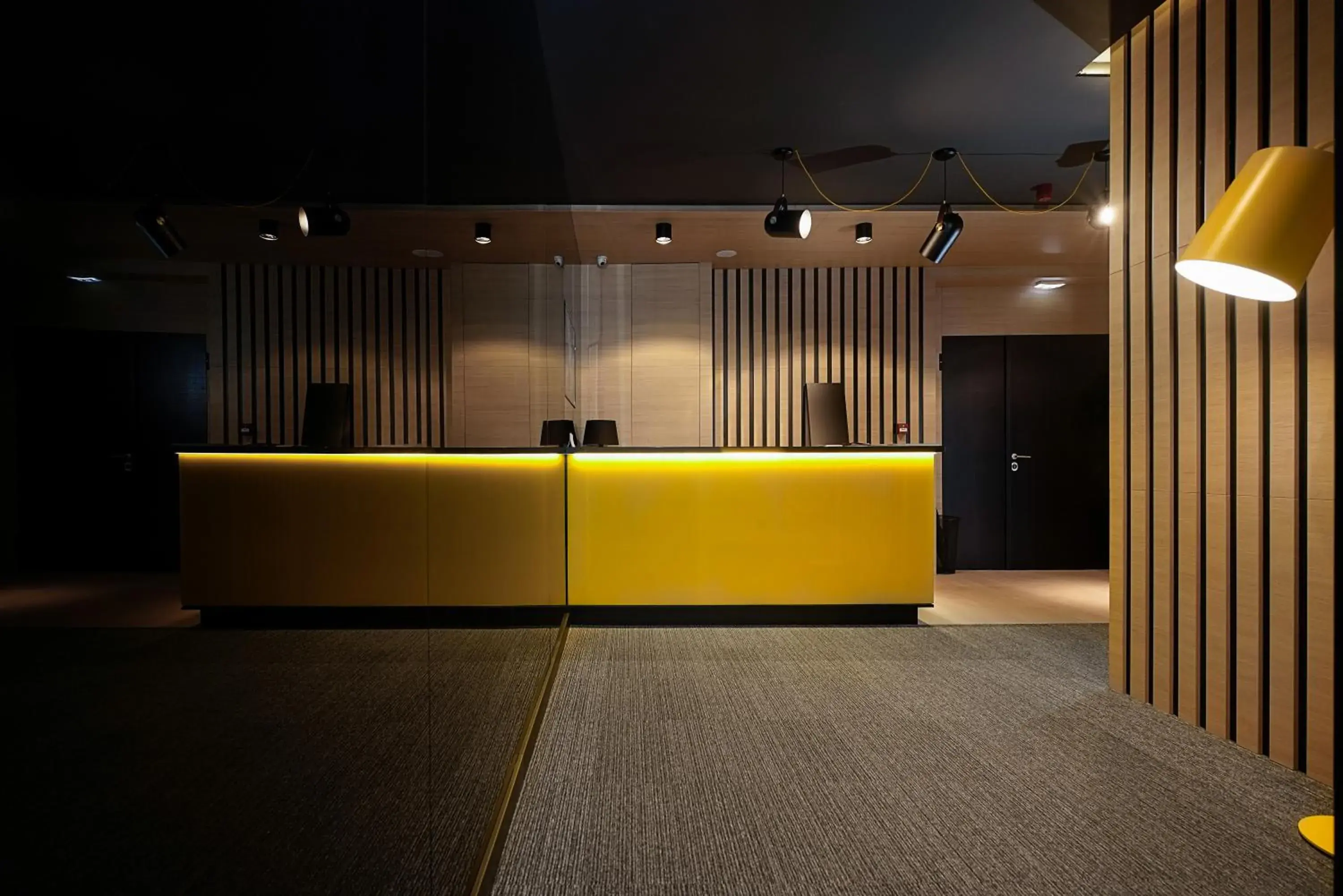 Lobby or reception in Maccani Black Luxury Suites Lobby or reception in Maccani Black Luxury Suites