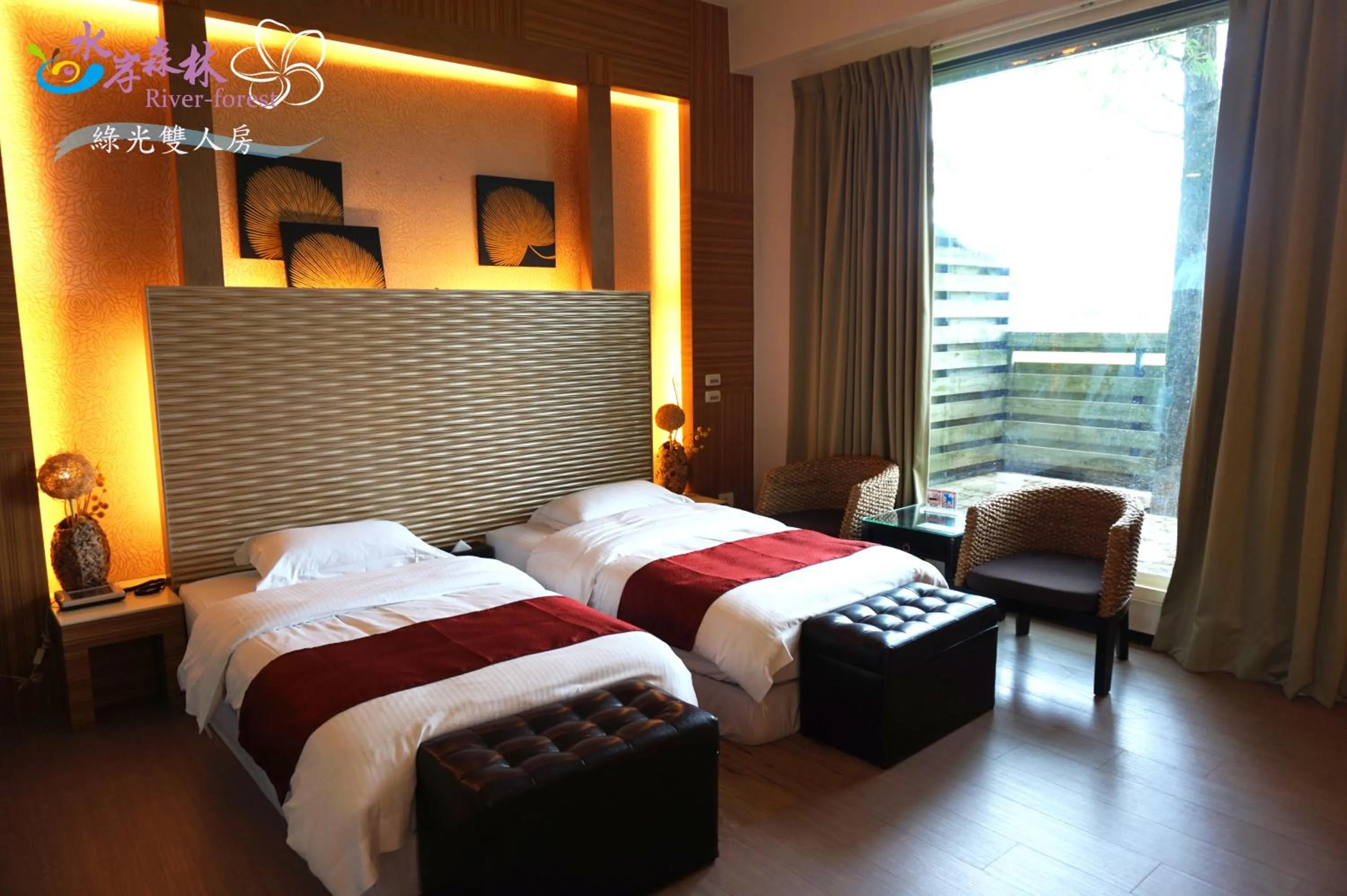 Bedroom, Bed in River Forest Leisure Farm