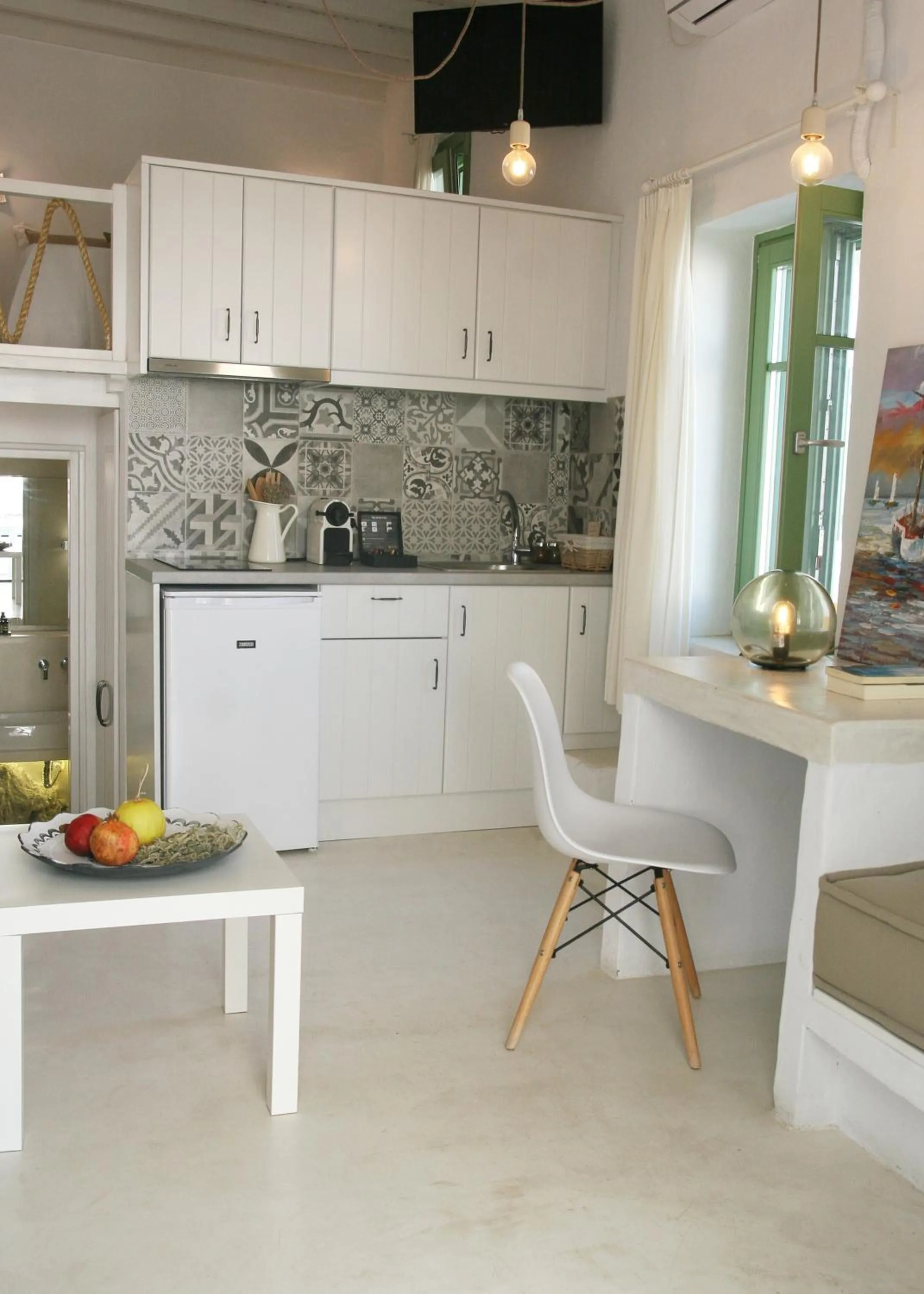 Living room in Kallichoron Art Boutique Hotel