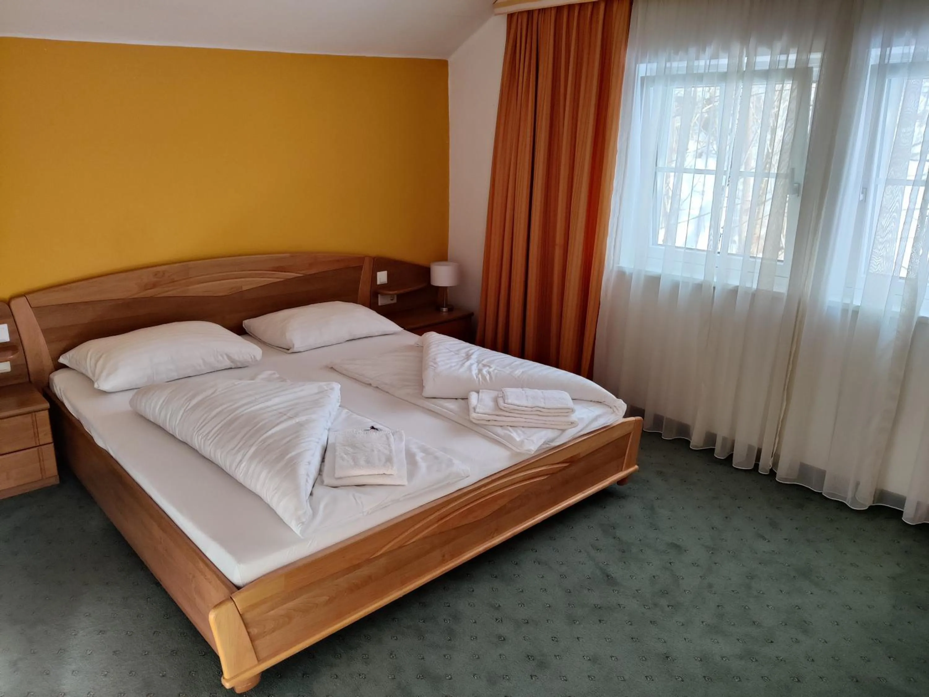 Bed in Pension Reiterhaus