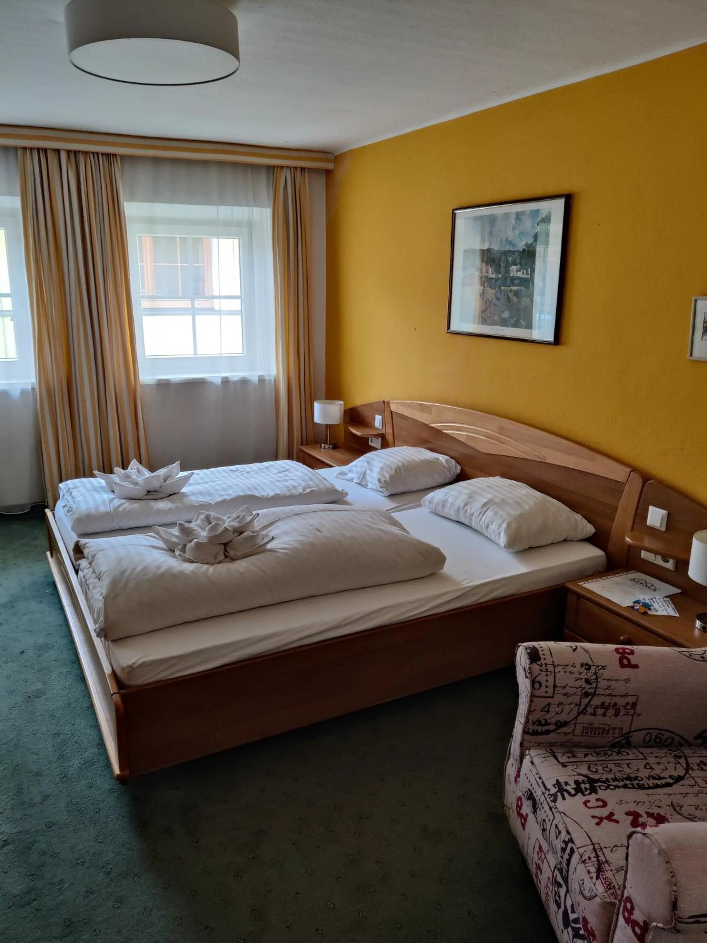 Bed in Pension Reiterhaus