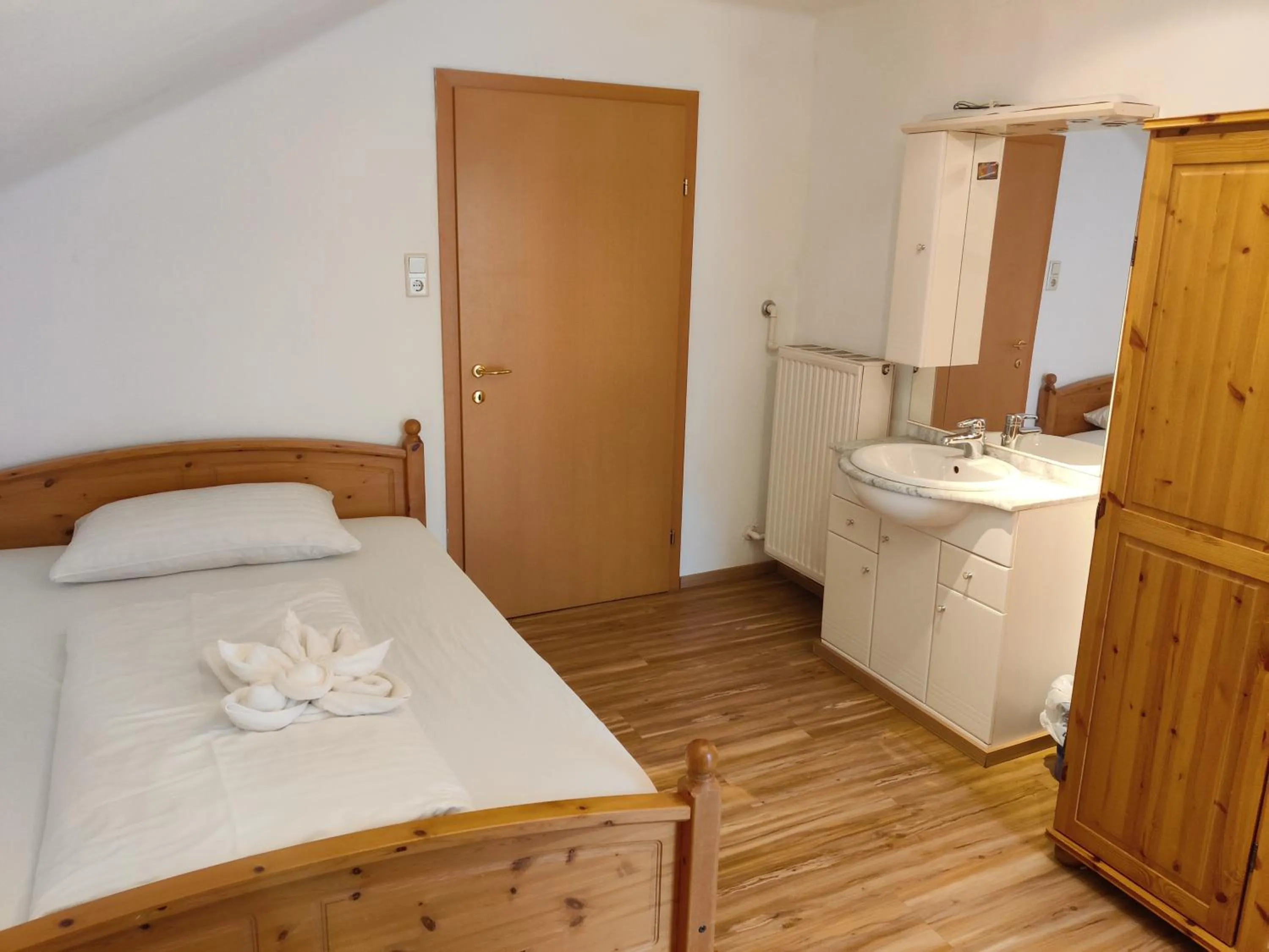 Bed in Pension Reiterhaus
