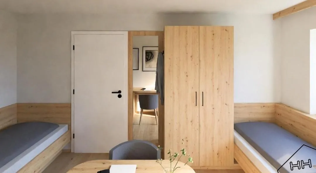 Bed in Pension Reiterhaus