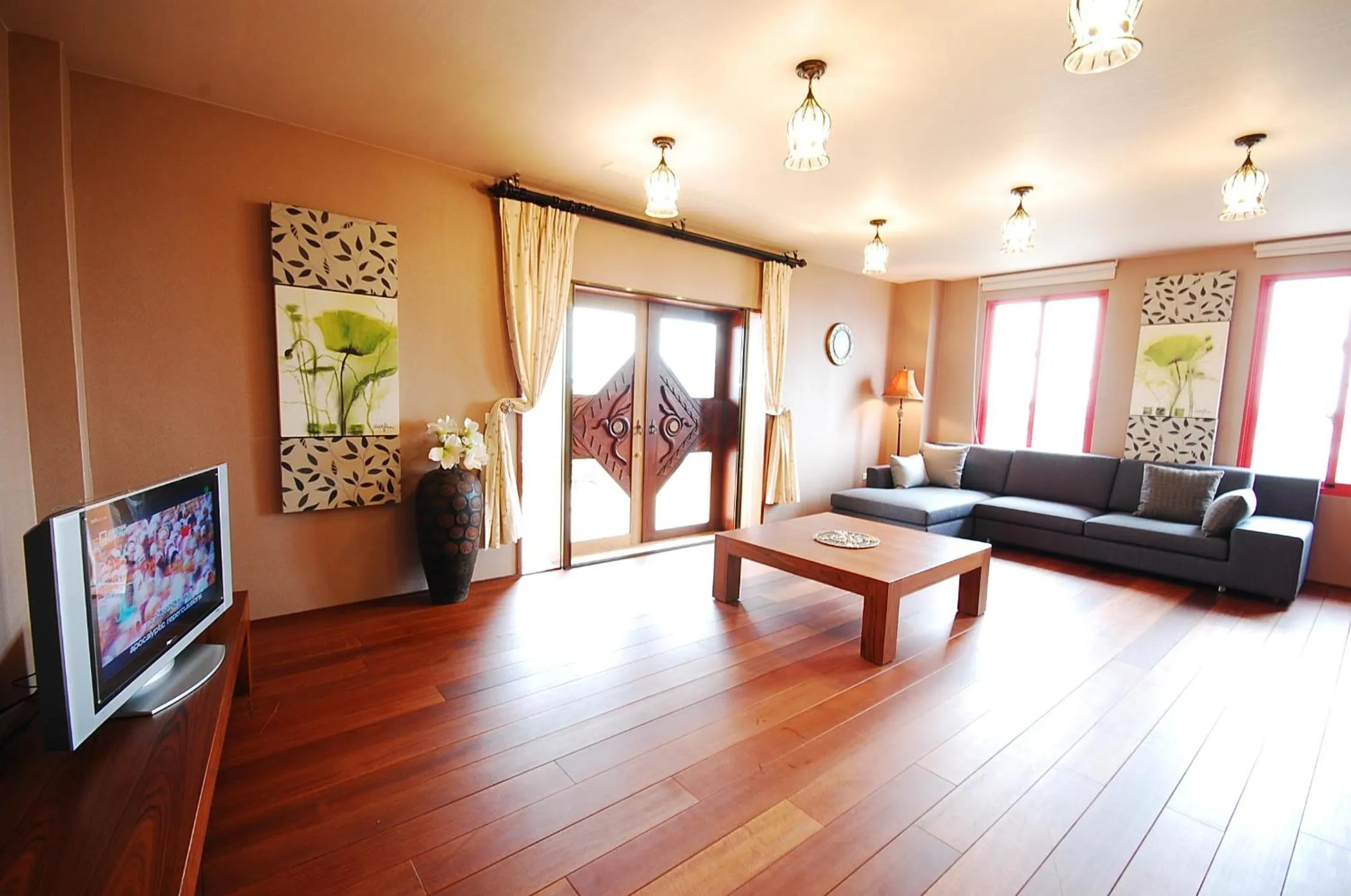 Living room in March 3 B&B Yilan