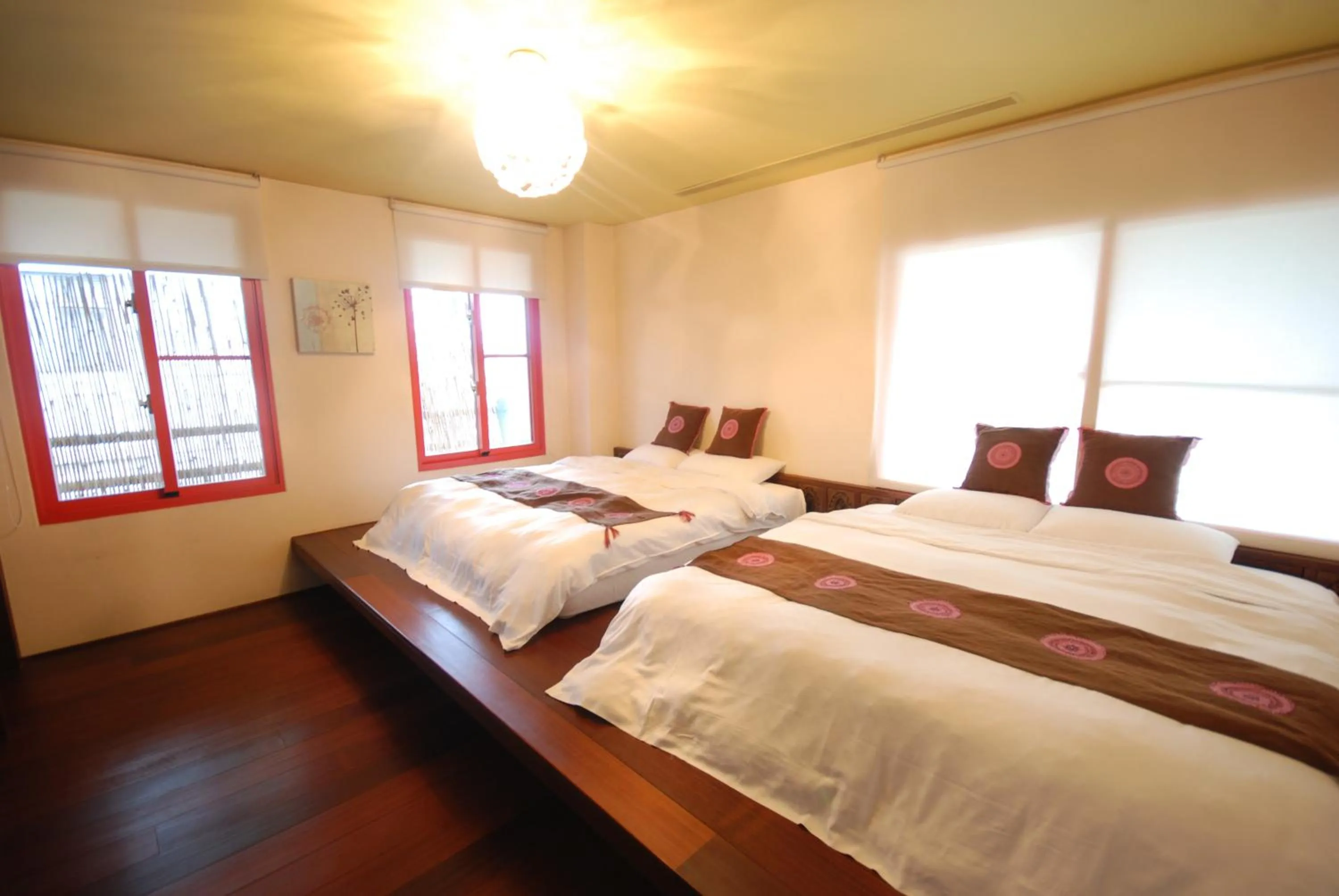 Bed in March 3 B&B Yilan