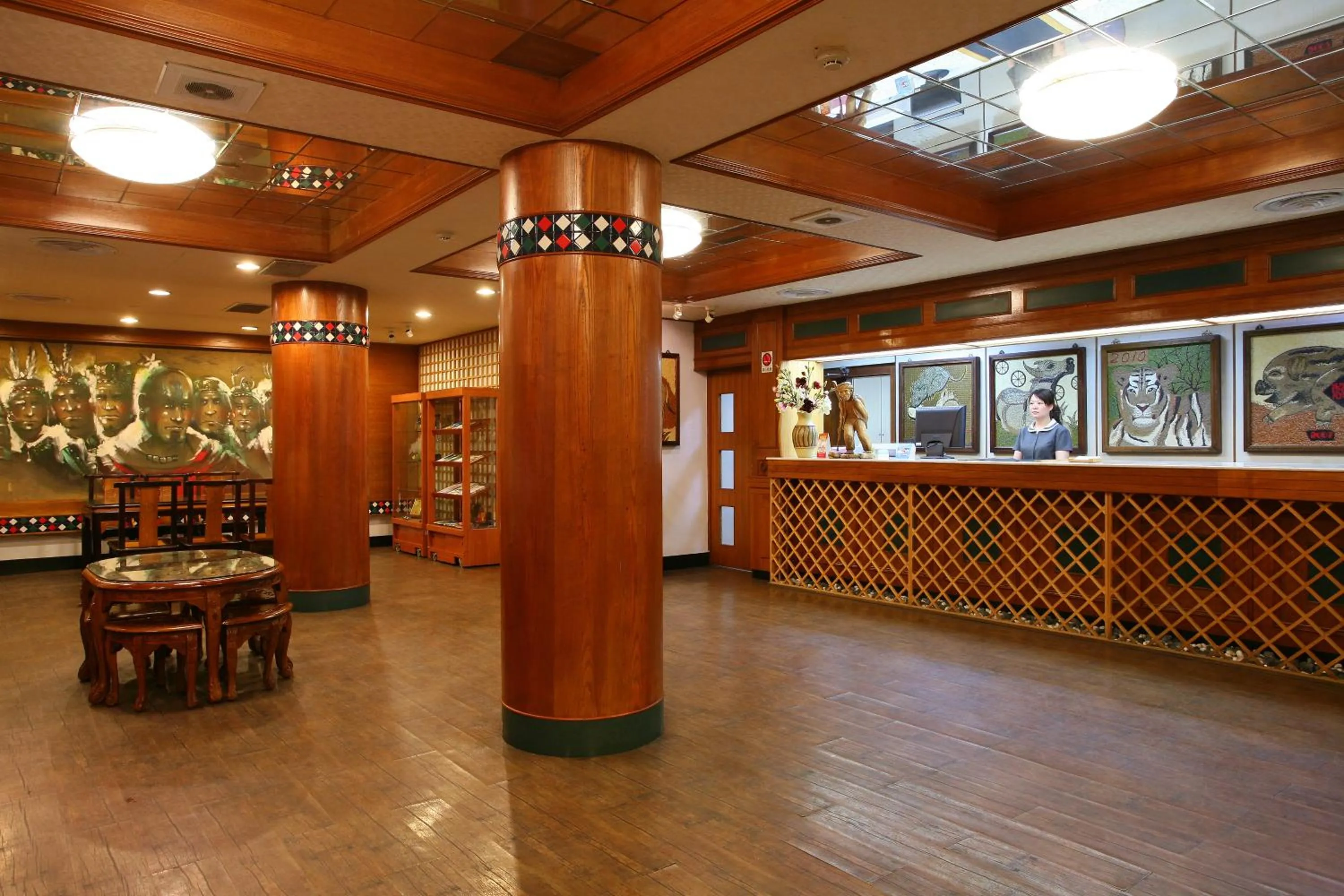 Staff in Rainbow Resort Hotel