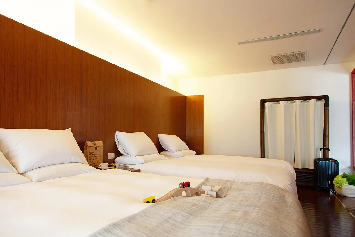 Bed in Luminous Hot Spring Resort & SPA